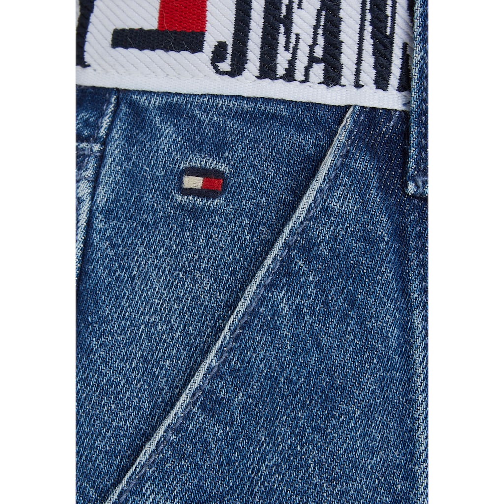 Tommy Hilfiger Jeansrock »MONOTYPE TAPE SKIRT«, Webrock mit Tommy Hilfiger Logotape