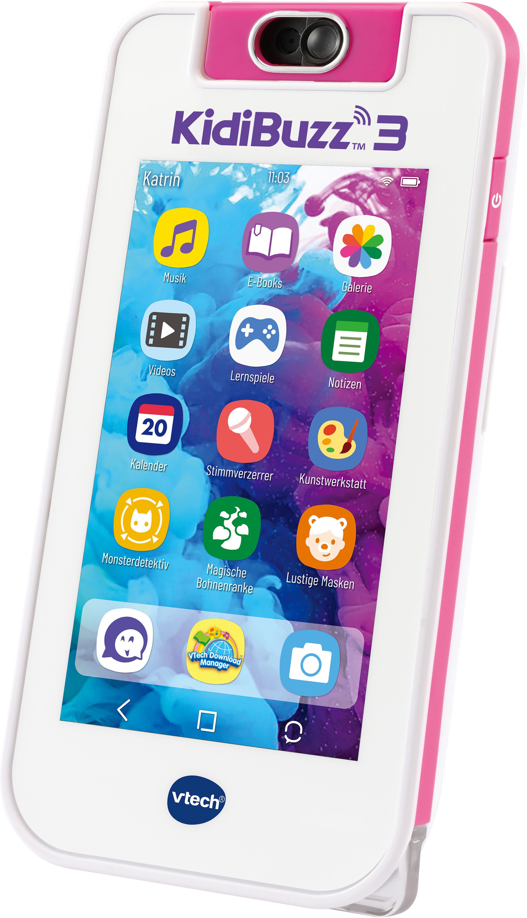Vtech® SpielSmartphone »KidiBuzz 3, pink« inspirierende Highlights
