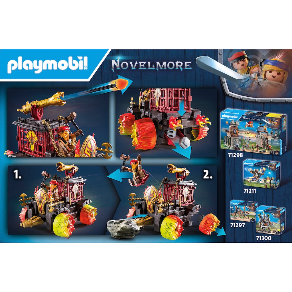 Playmobil® Konstruktions-Spielset »Burnham Raiders - Feuerkampfwagen (71299), Novelmore«, (46 St.), Made in Europe