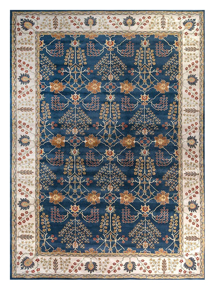 morgenland Wollteppich »Saul - Wollteppich«, rechteckig, 1 mm Höhe, Sehr weicher Flor