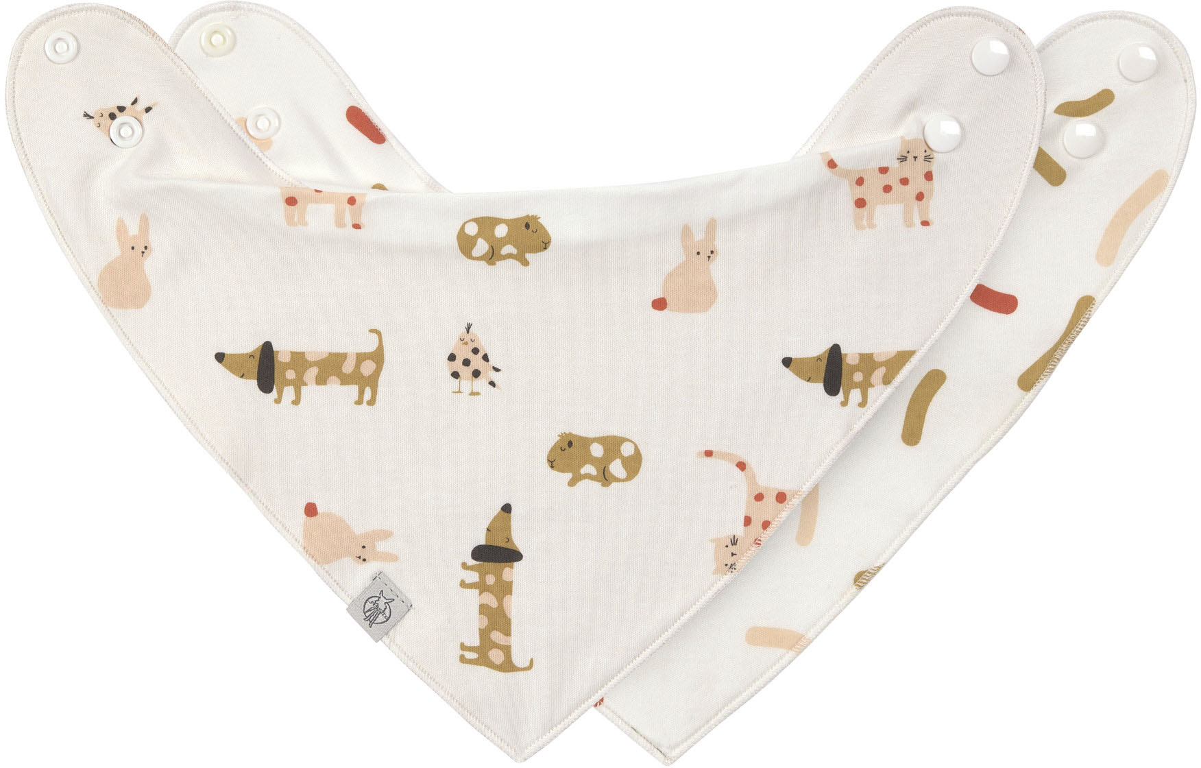 Dreieckstuch »Little Mateys, Bandana, spicy orange«, (Set, 2 St.), für Babys;...