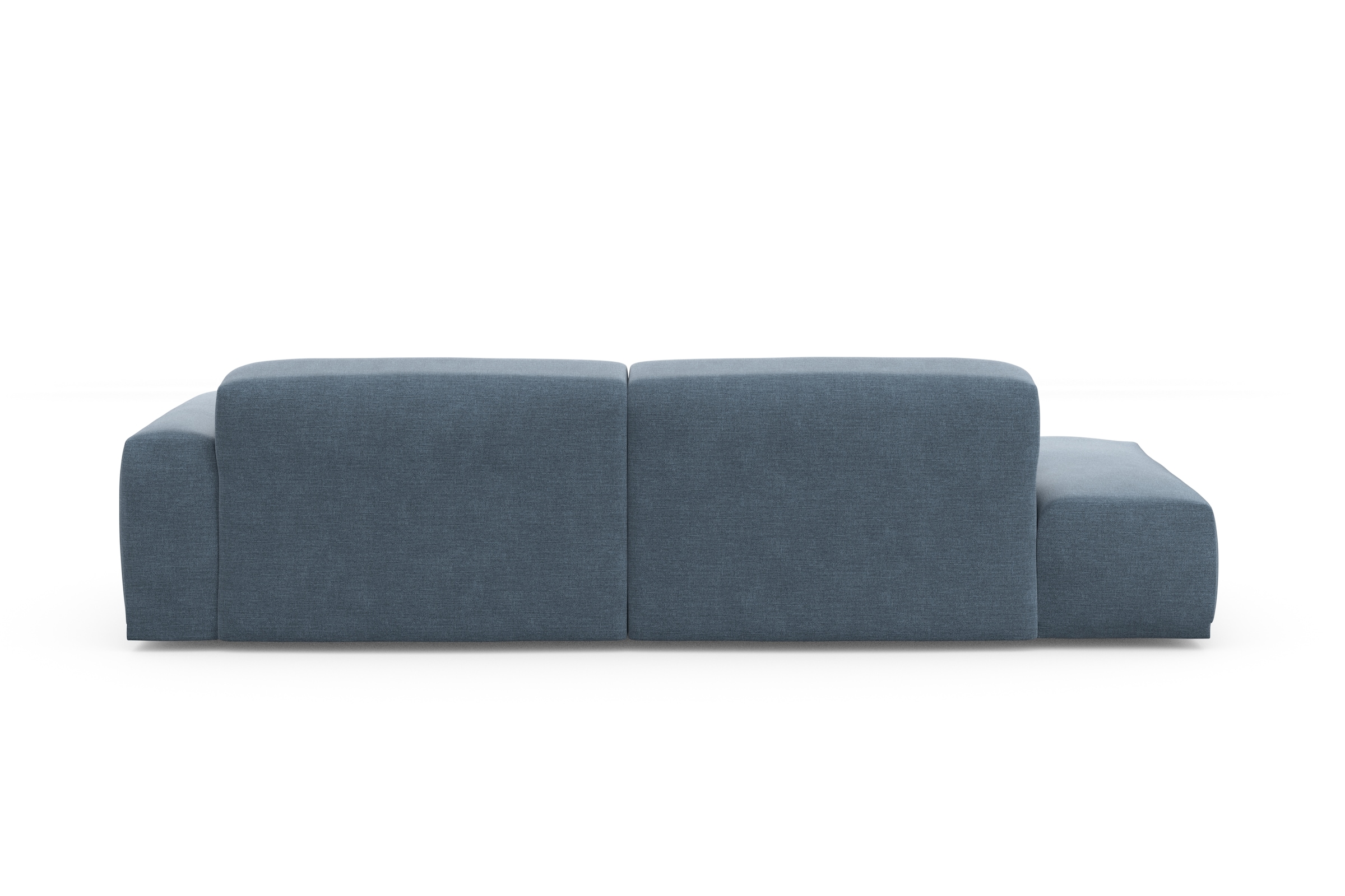 TRENDMANUFAKTUR Ecksofa Braga, aus 2 Teilen, moderner Cord-Stoff