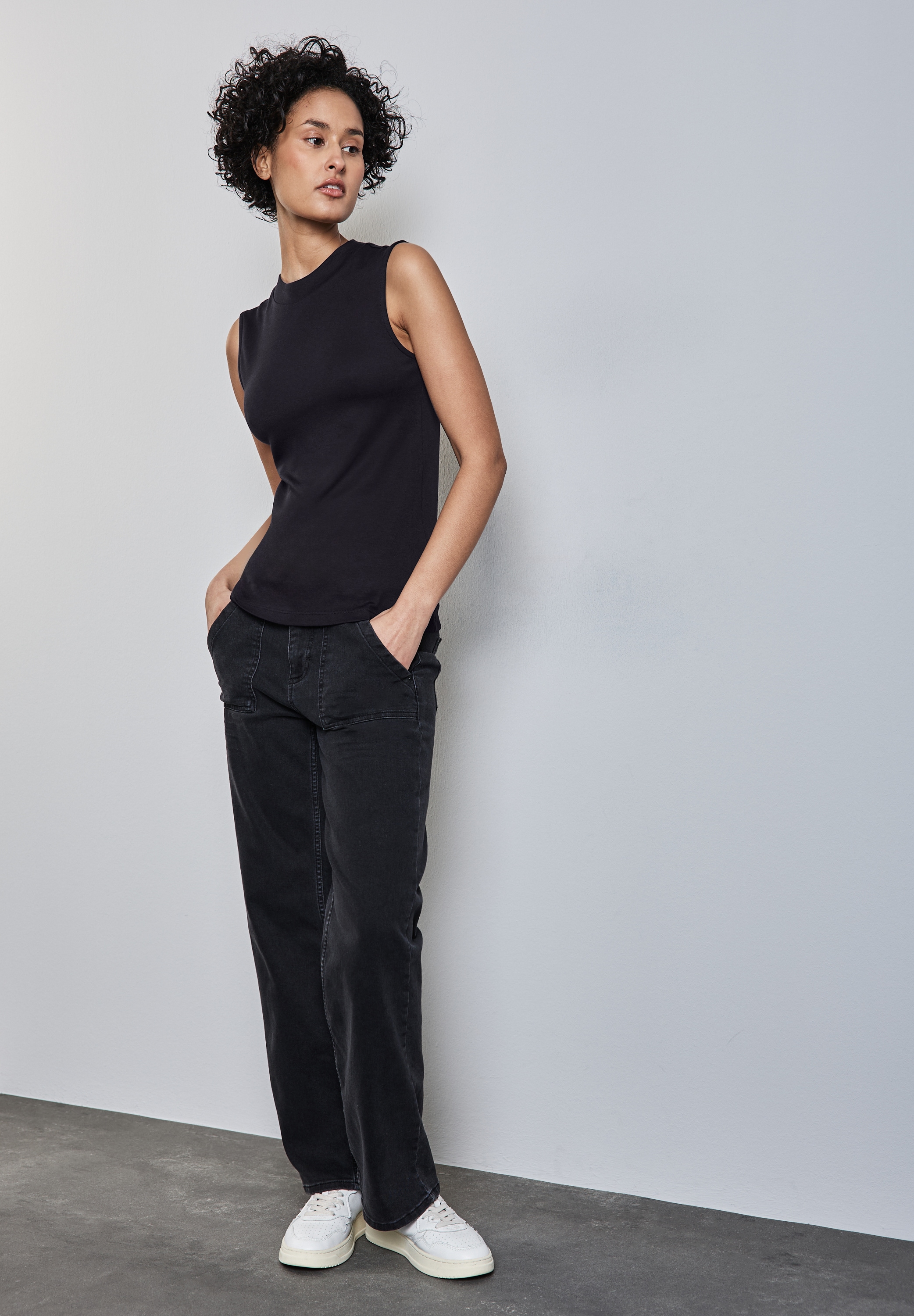STREET ONE Shirttop, mit Rollkragen
