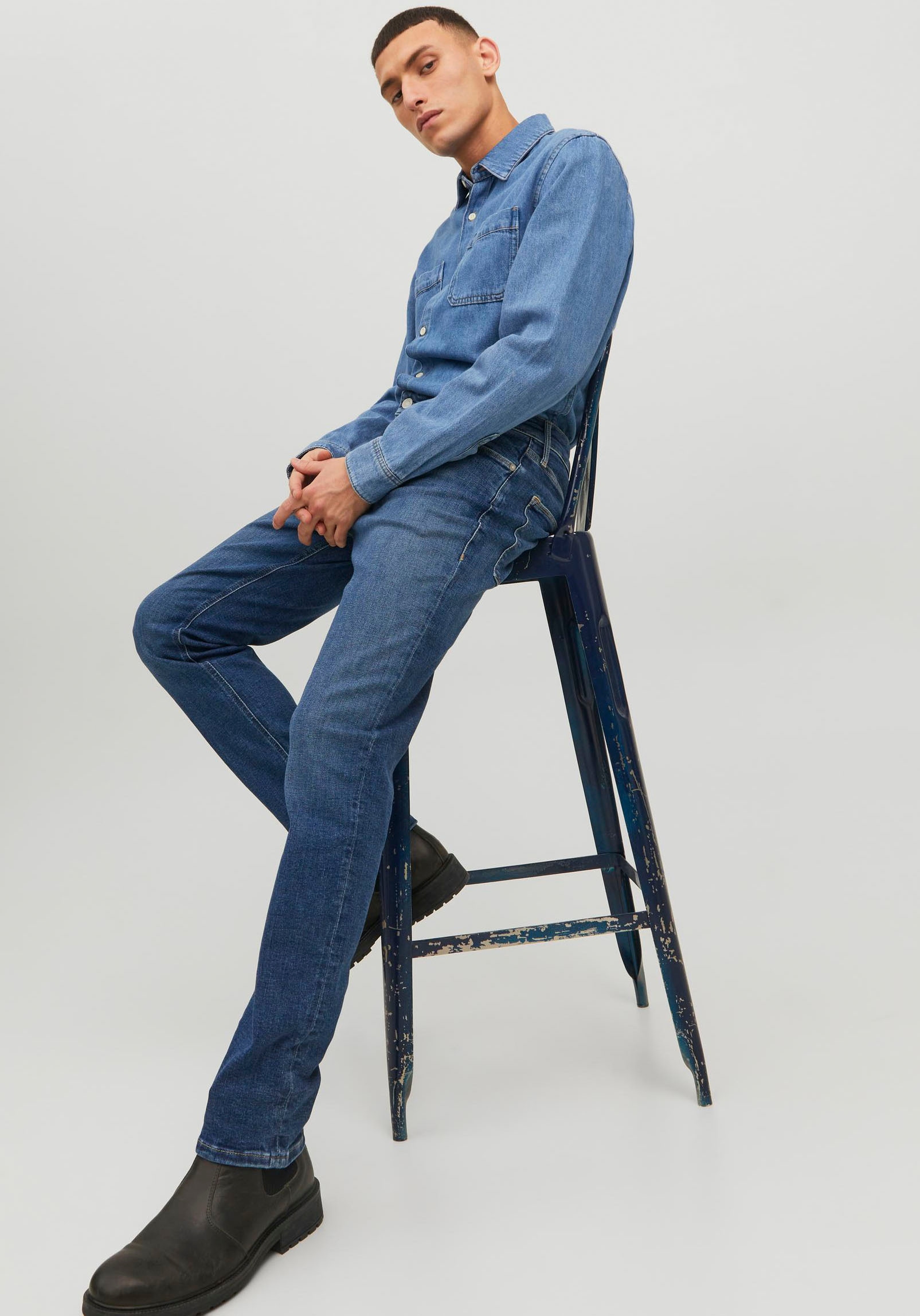 Jack & Jones Regular-fit-Jeans »JJICLARK JJEVAN AM 795 NOOS«