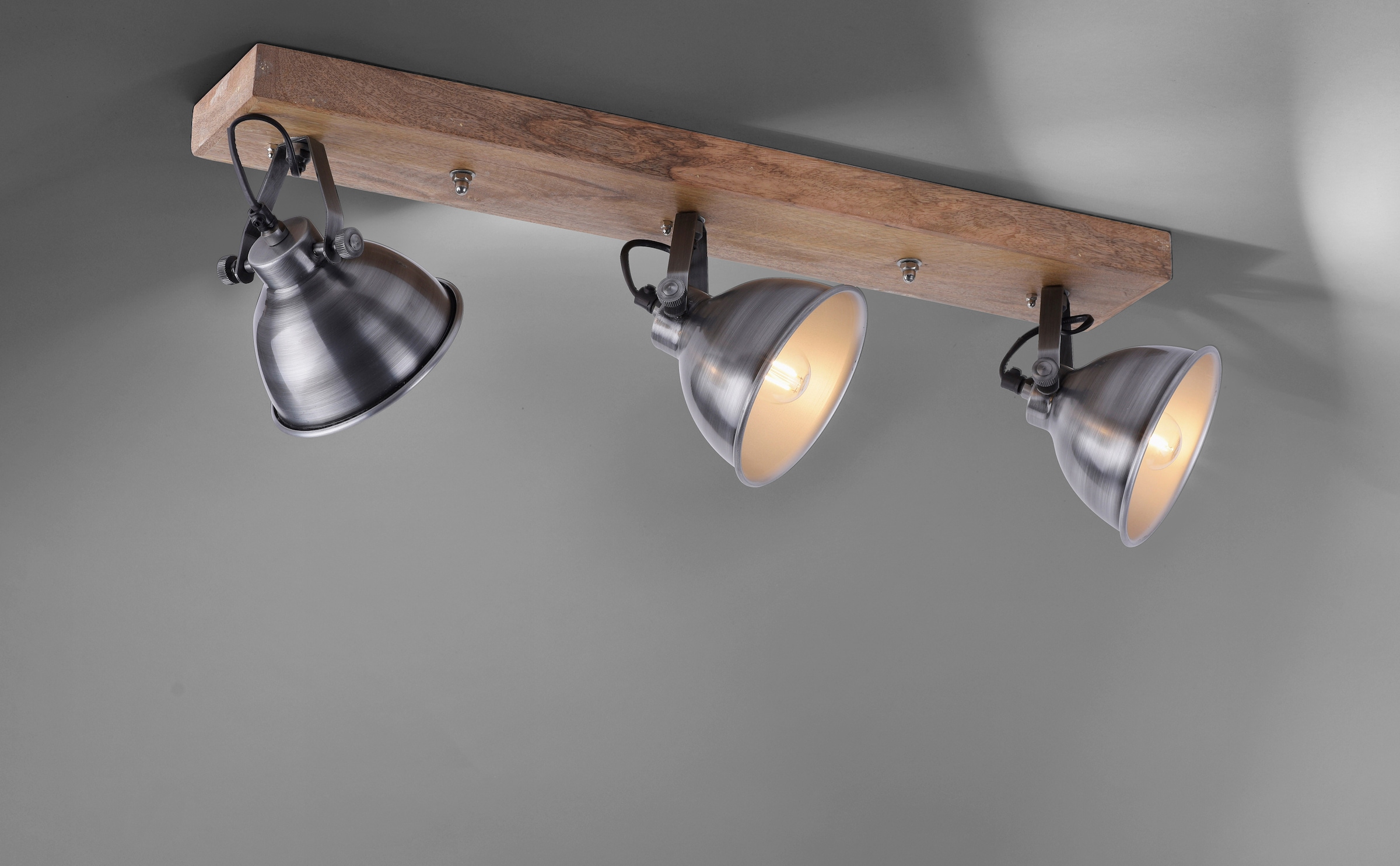 JUST LIGHT Deckenleuchte »SAMIA«, 3 flammig, Leuchtmittel E14 | ohne Leuchtmittel, Deckenlampe