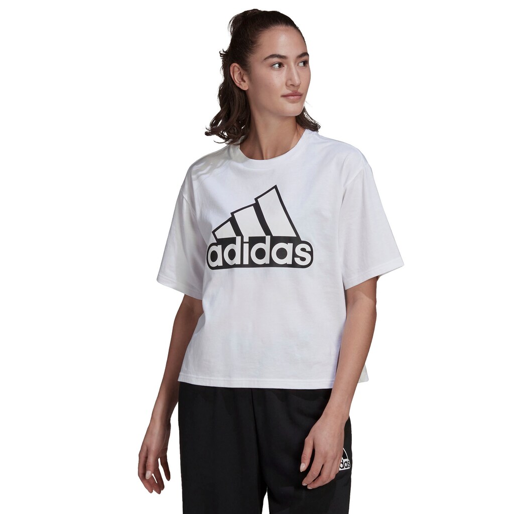 adidas Performance T-Shirt »ESSENTIALS LOGO BOXY TEE«