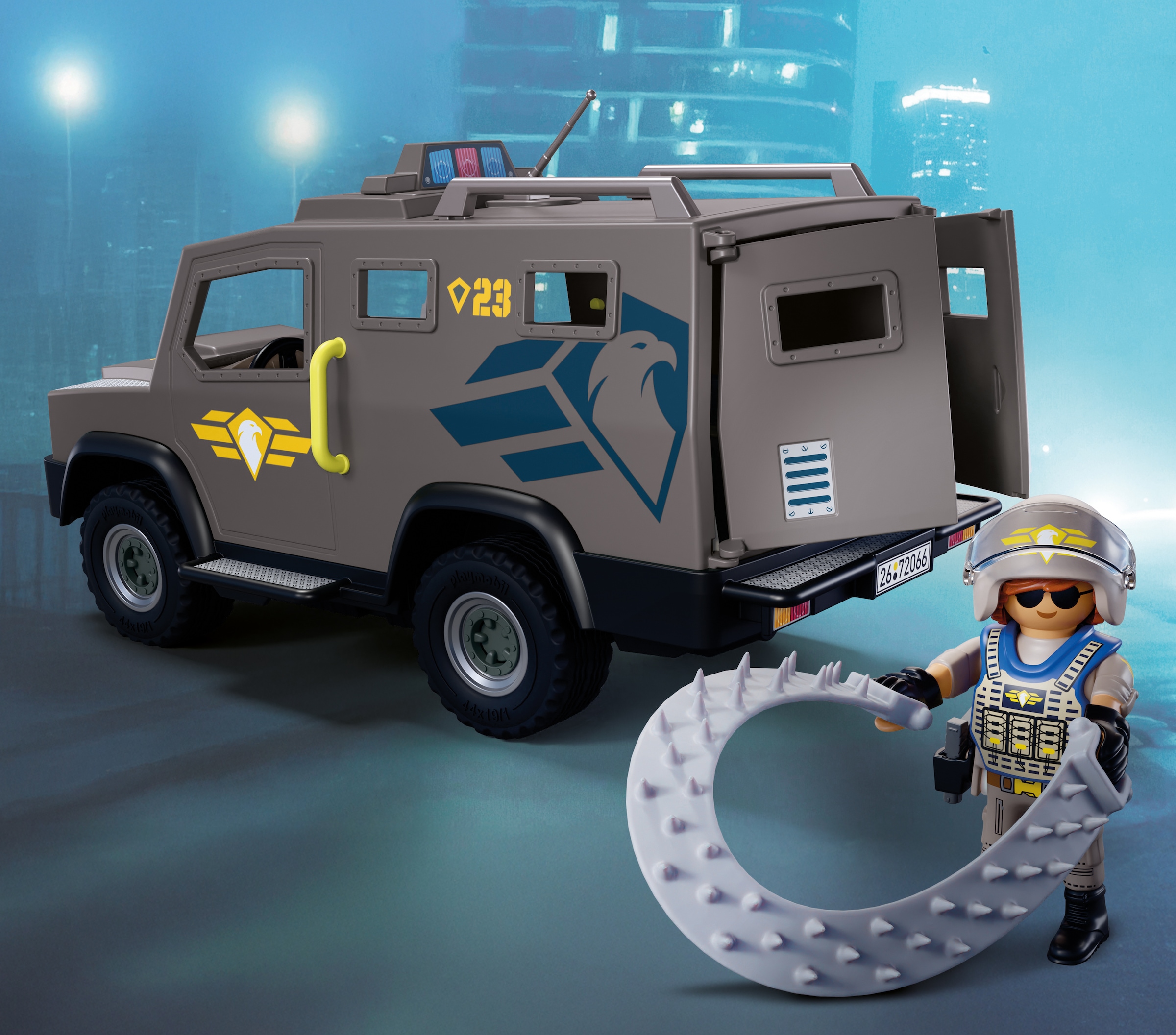 Playmobil® Konstruktions-Spielset »SWAT-Einsatzfahrzeug (72066), City Action« Made in Europe