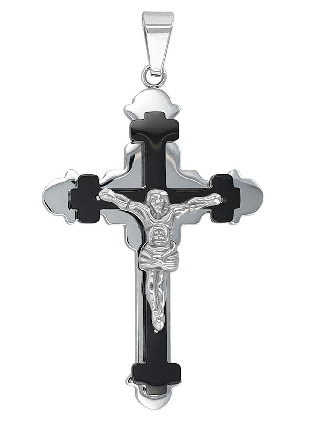 Adelia´s Kettenanhänger »Unisex Anhänger ¿ Kreuzanhänger aus Edelstahl«