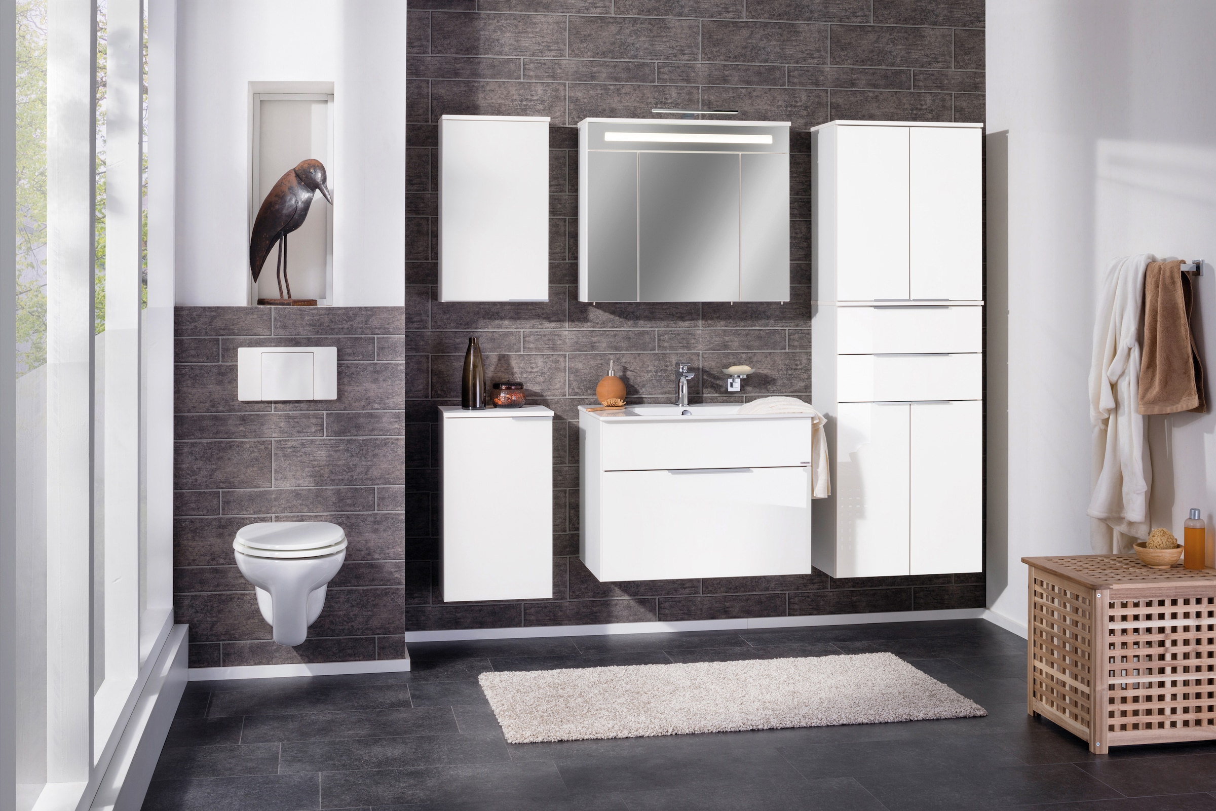 FACKELMANN Spiegelschrank »Kara«, Badmöbel Breite 80 cm