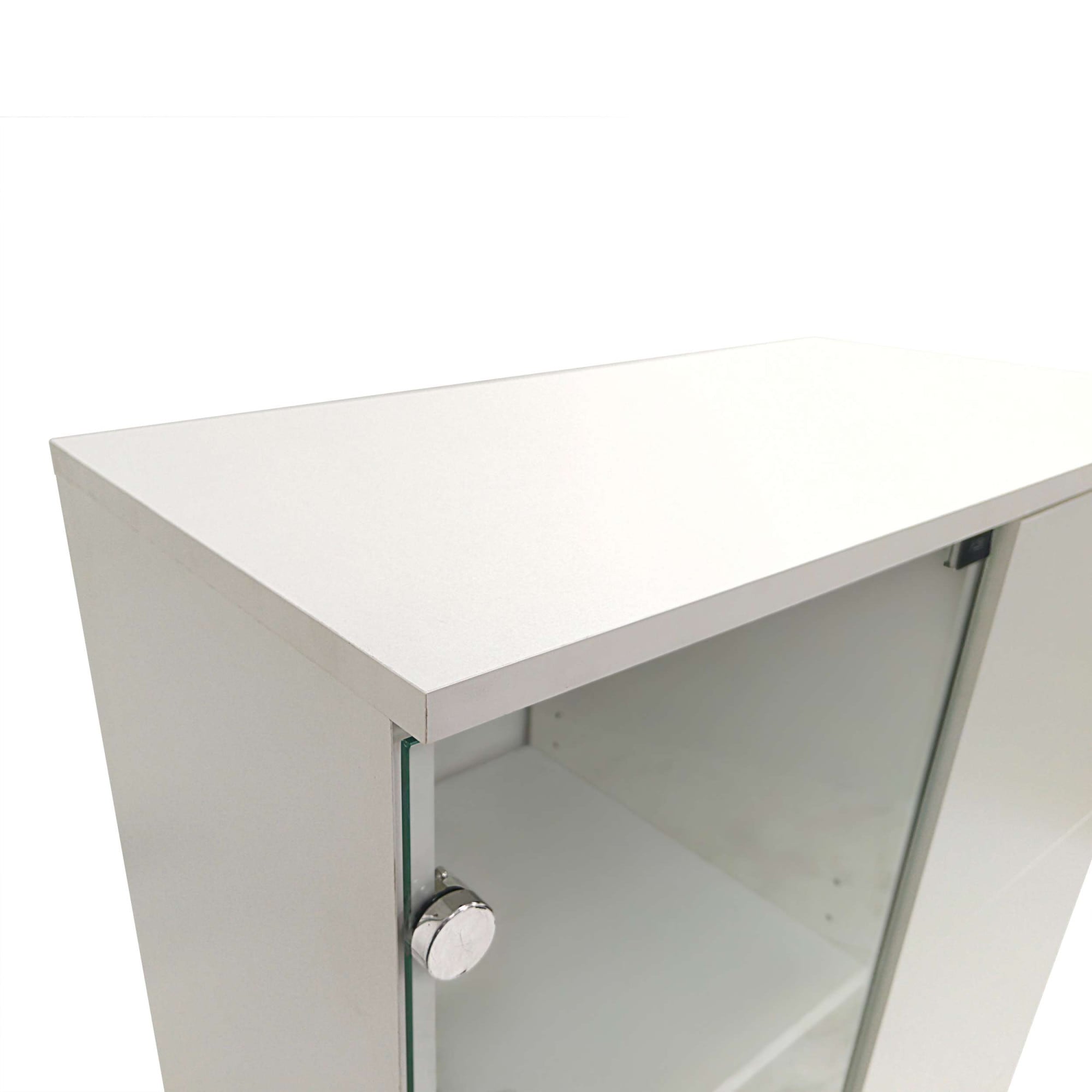 andas Highboard »Maryd« Kommode, Midischrank, m. Glas- u. Holztüren, Einlegeböden, Breite 80cm