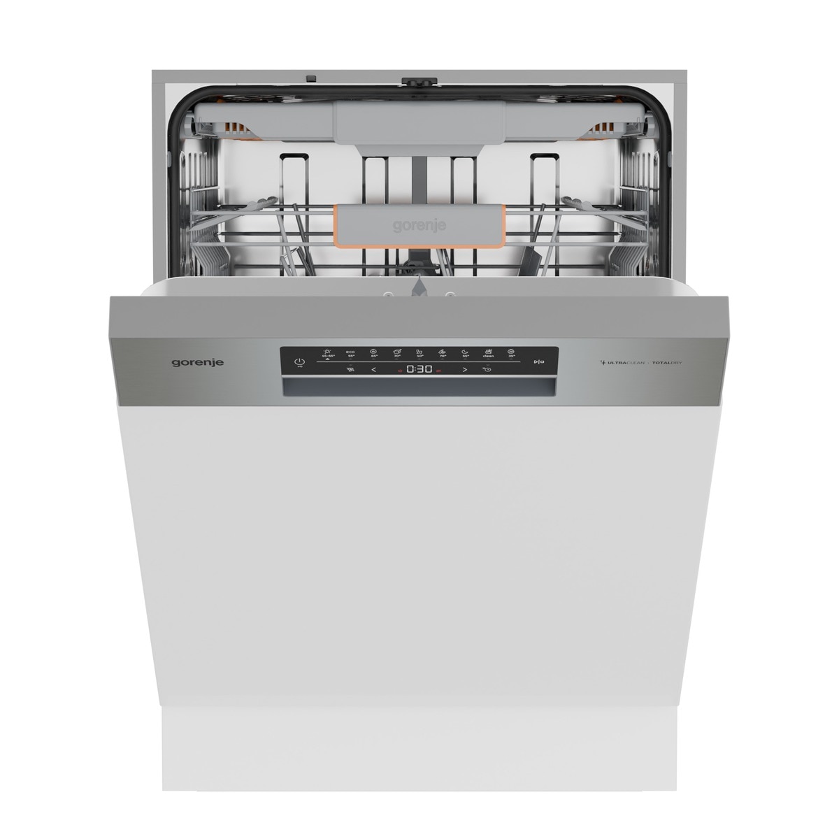GORENJE teilintegrierbarer Geschirrspüler »GI663B95X« 9,4 l 16 tlg. Maßgedecke 16 Maßgedecke, auto. Türöffnung, Besteckschublade