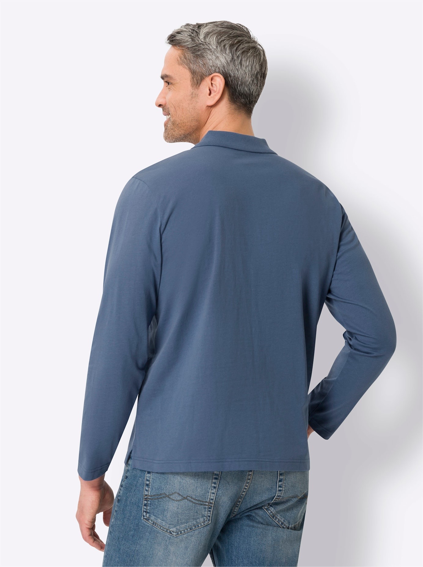 Classic Poloshirt »Langarm-Poloshirt«, (1 tlg.)