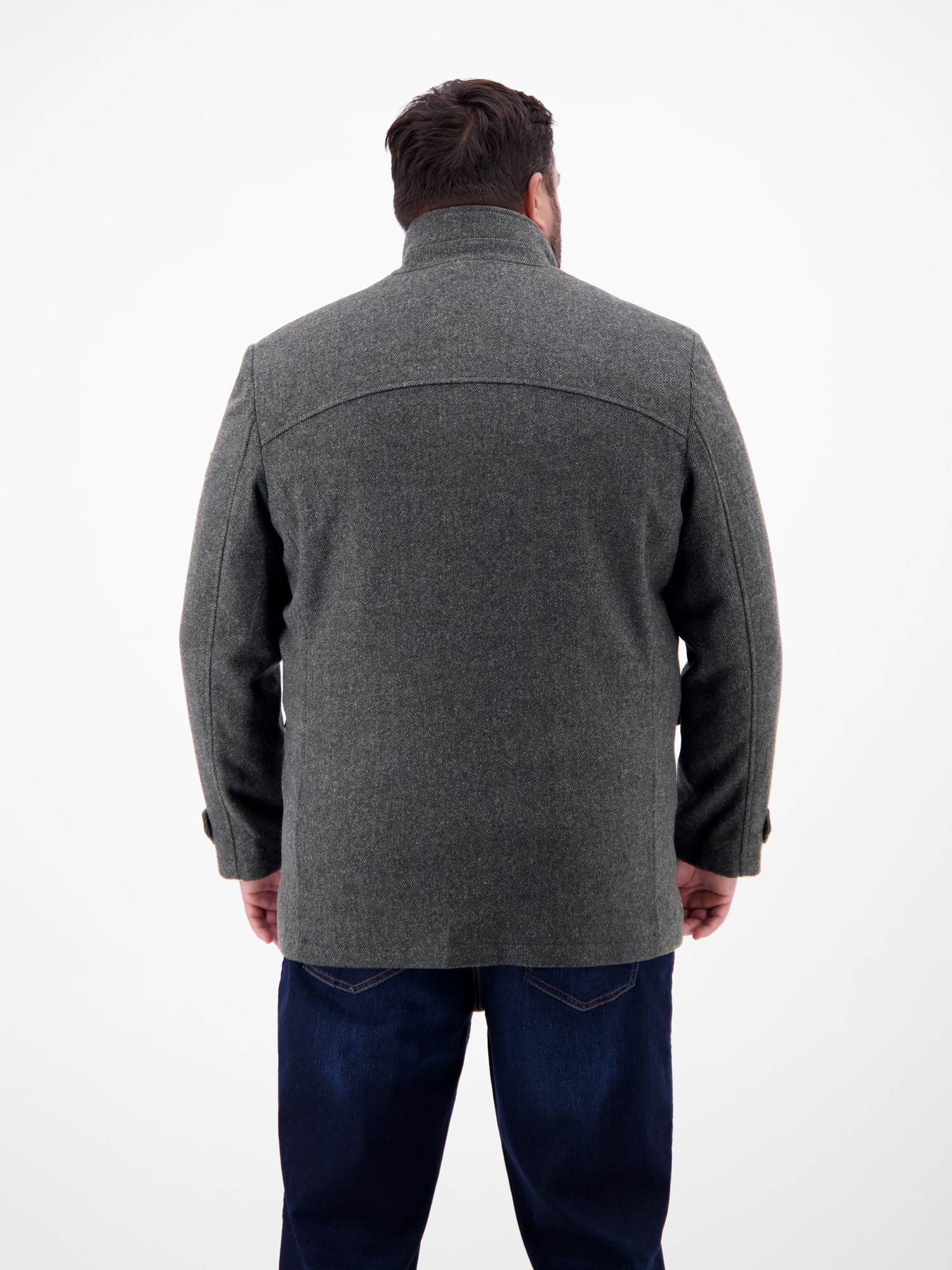 LERROS Wollmantel »LERROS Kurzmantel für Herren in Großen Größen«