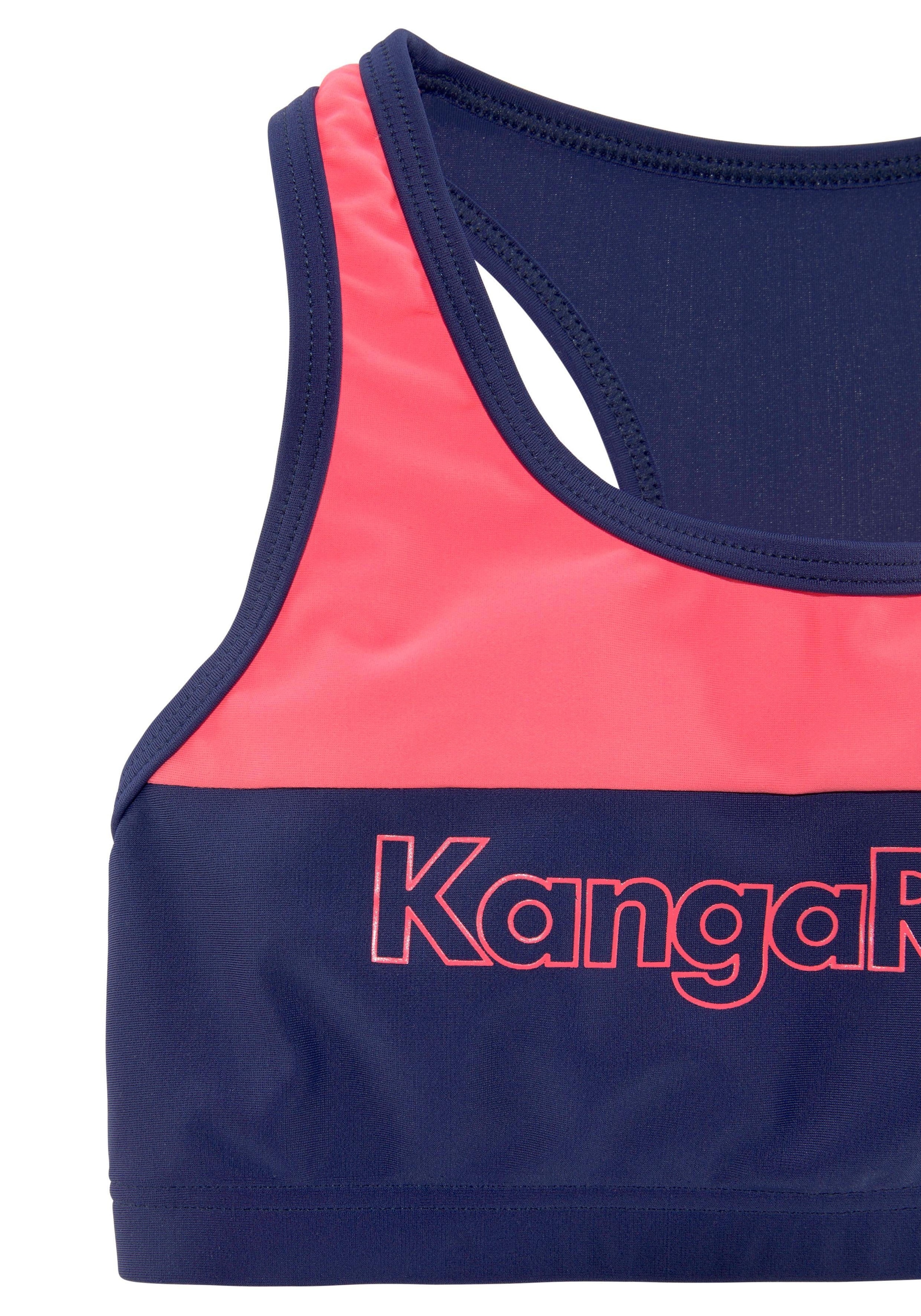 KangaROOS Bustier-Bikini »Energy Kids«, (1 St.), im Colourblocking-Design