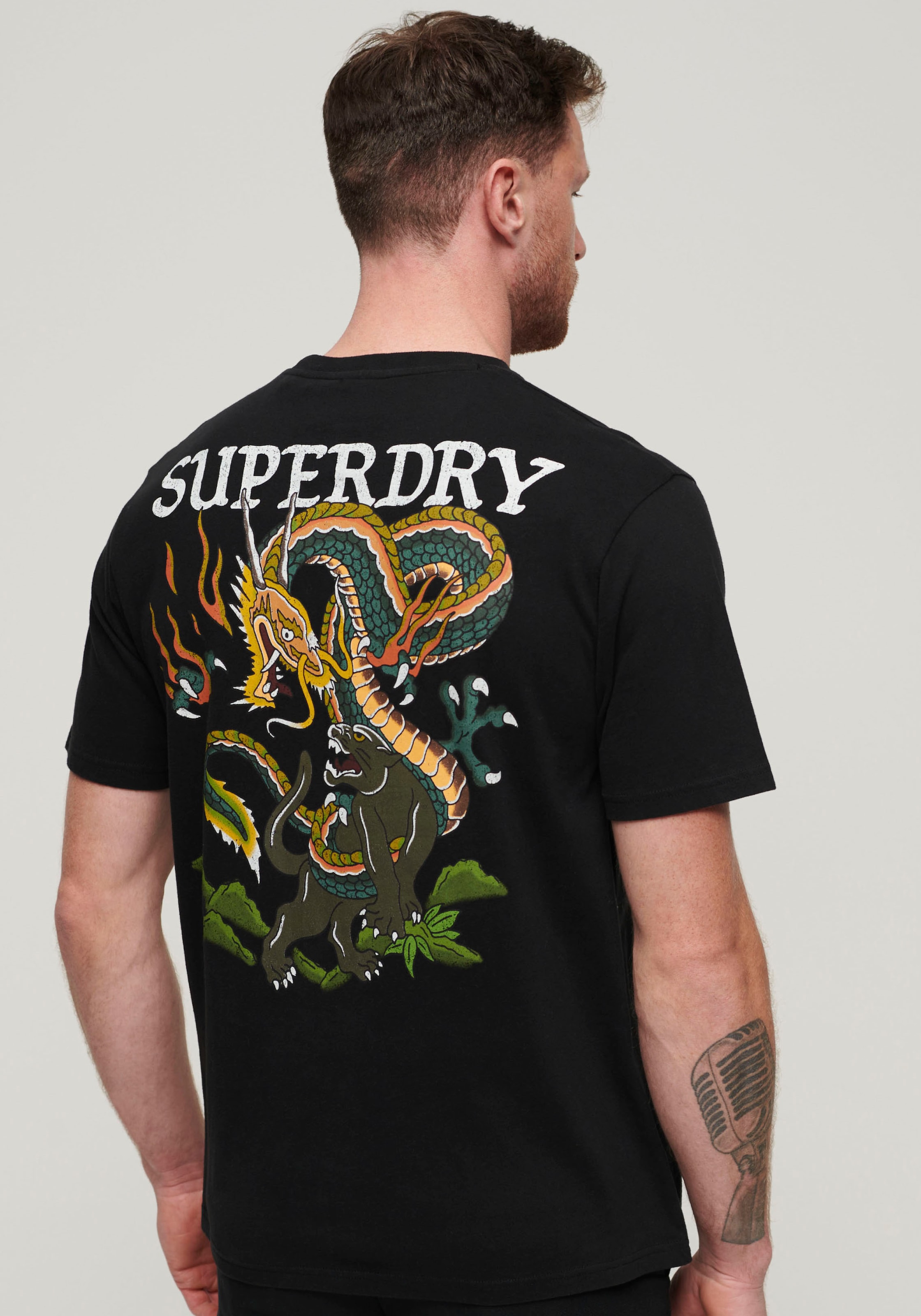 Superdry Print-Shirt »SD-TATTOO GRAPHIC LOOSE T SHIRT«