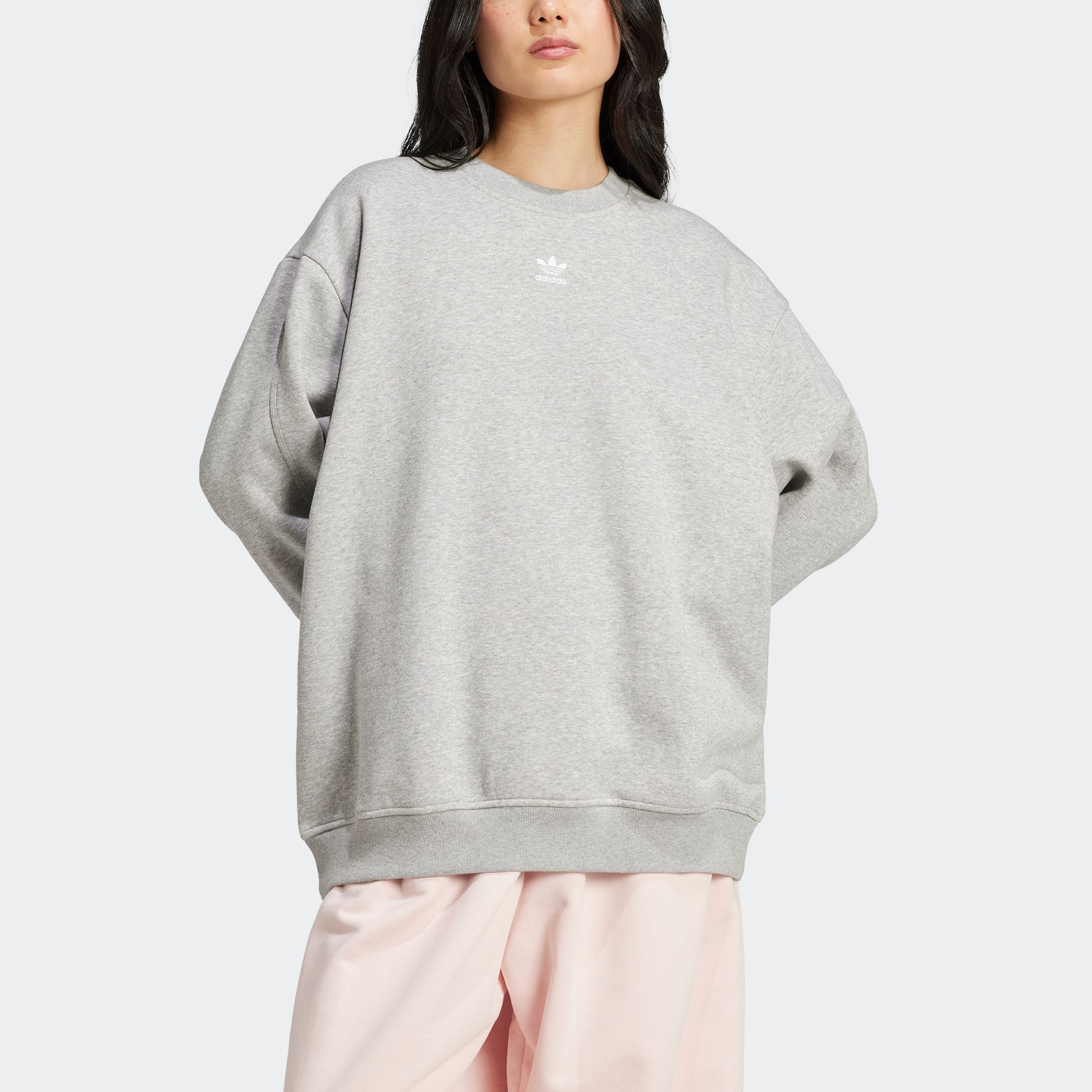 adidas Originals Sweatshirt »ESSENTIALS FLEECE-, RUNDHALSAUSSCHNITT, LANG, OVERSIZED«
