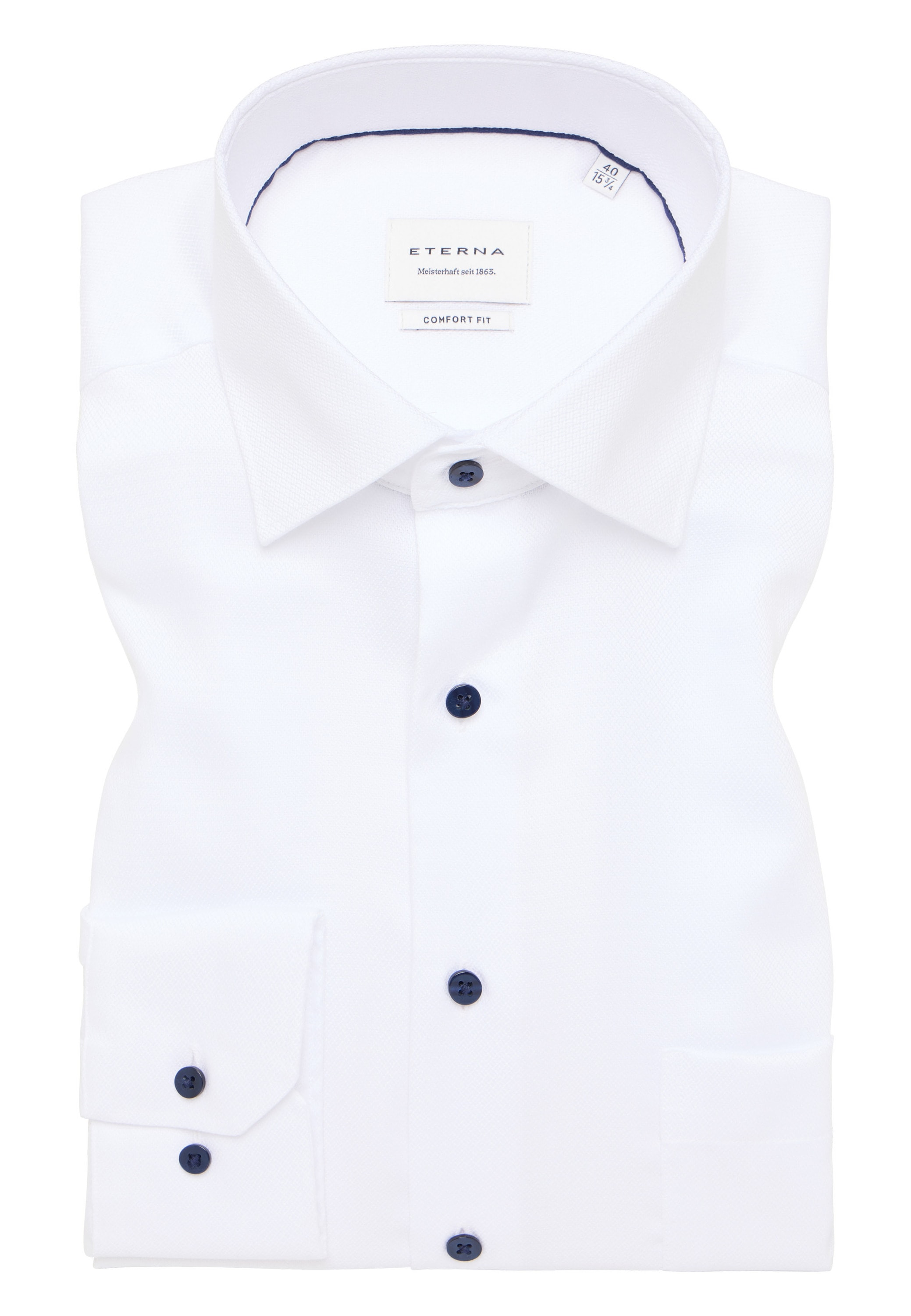 Eterna Langarmhemd »COMFORT FIT«, NON IRON (bügelfrei)
