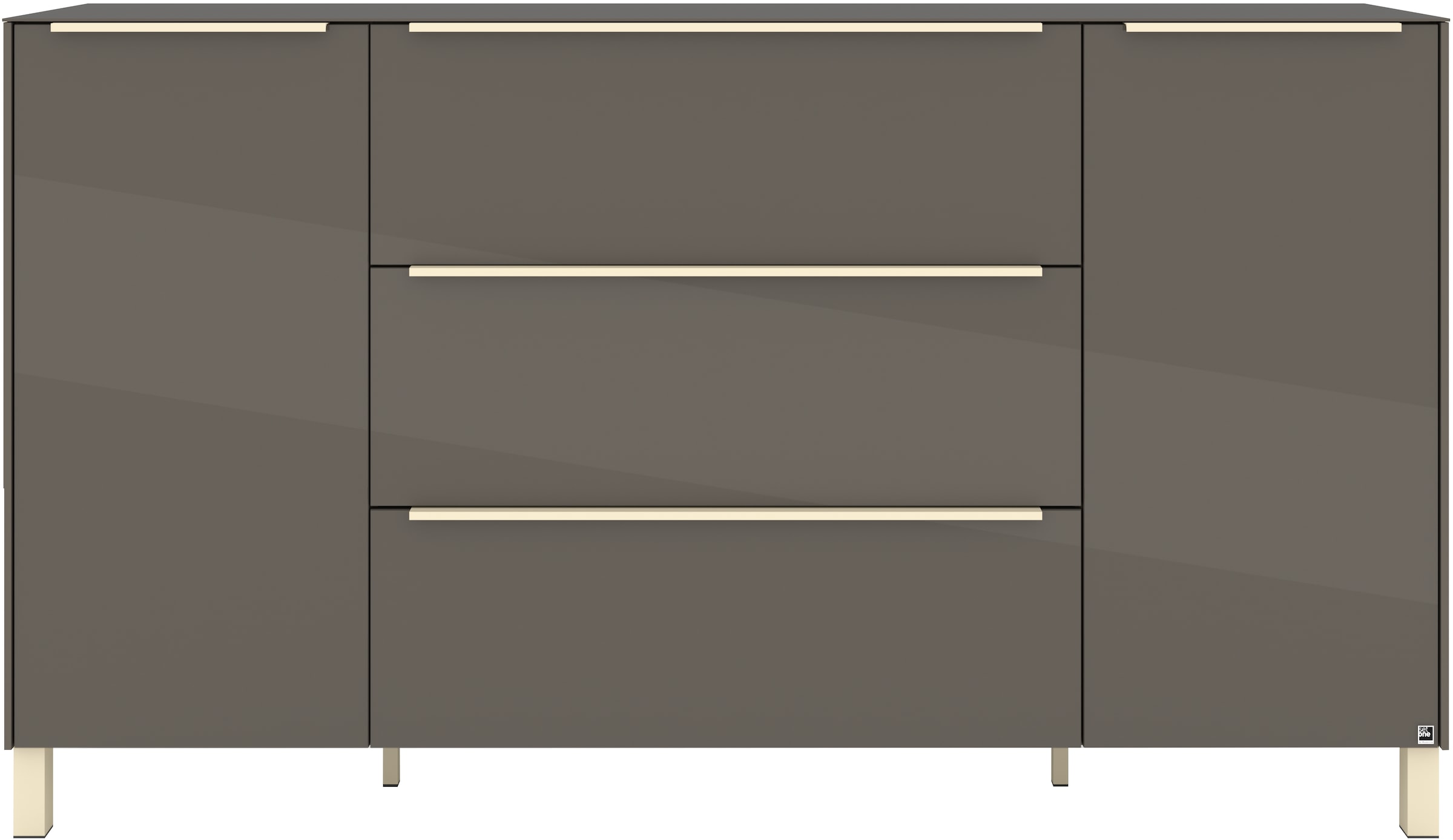 set one by Musterring Sideboard »Reno« 1 Stk. tlg. Mit Vierkantfuß in diversen Farben, 106 cm Höhe & Farbauswahl