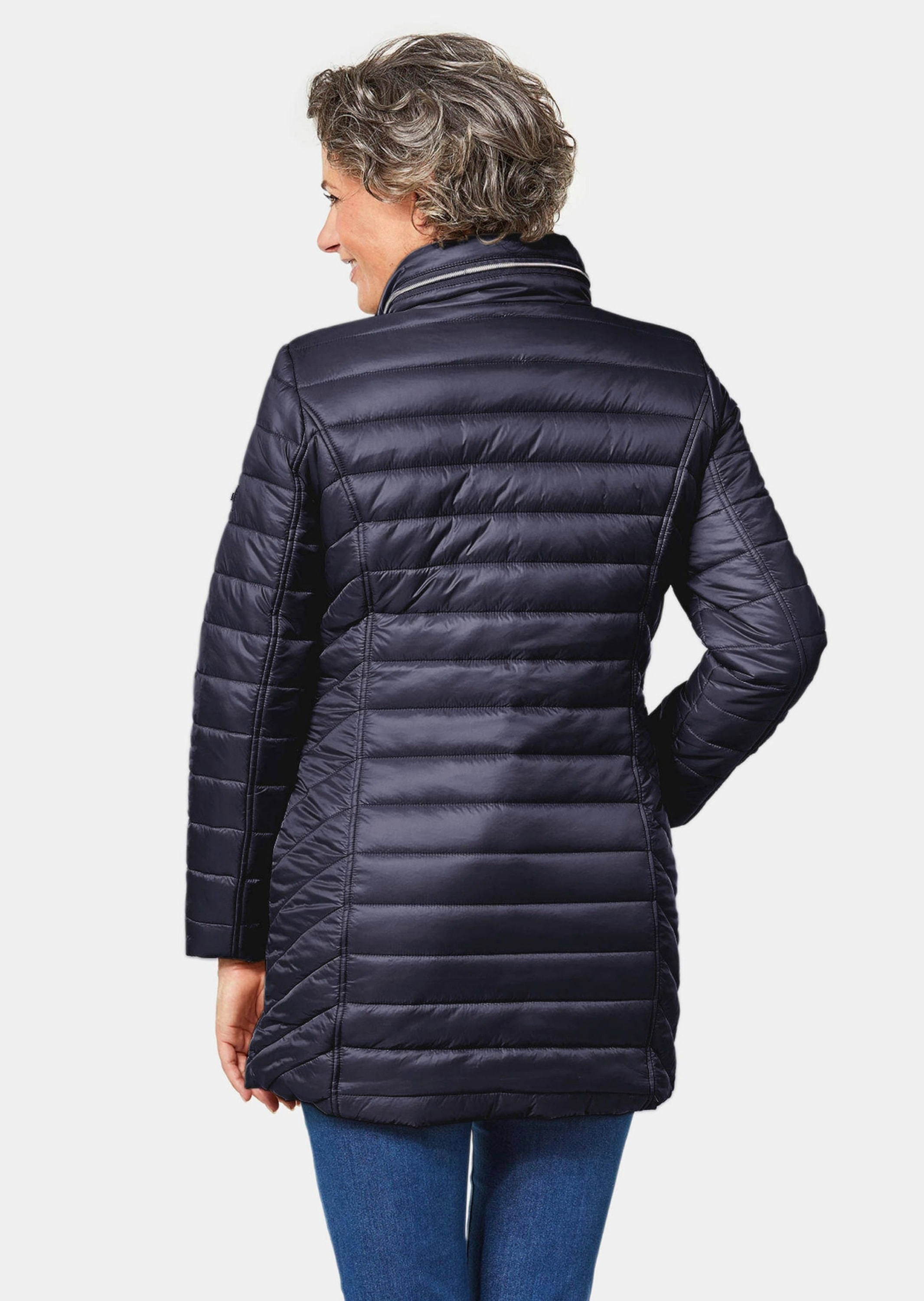 GOLDNER Kurzjacke »Figurschmeichelnde, leichte Longsteppjacke«