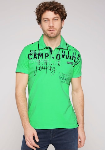 CAMP DAVID Poloshirt, mit Tapes auf den Schultern kaufen
