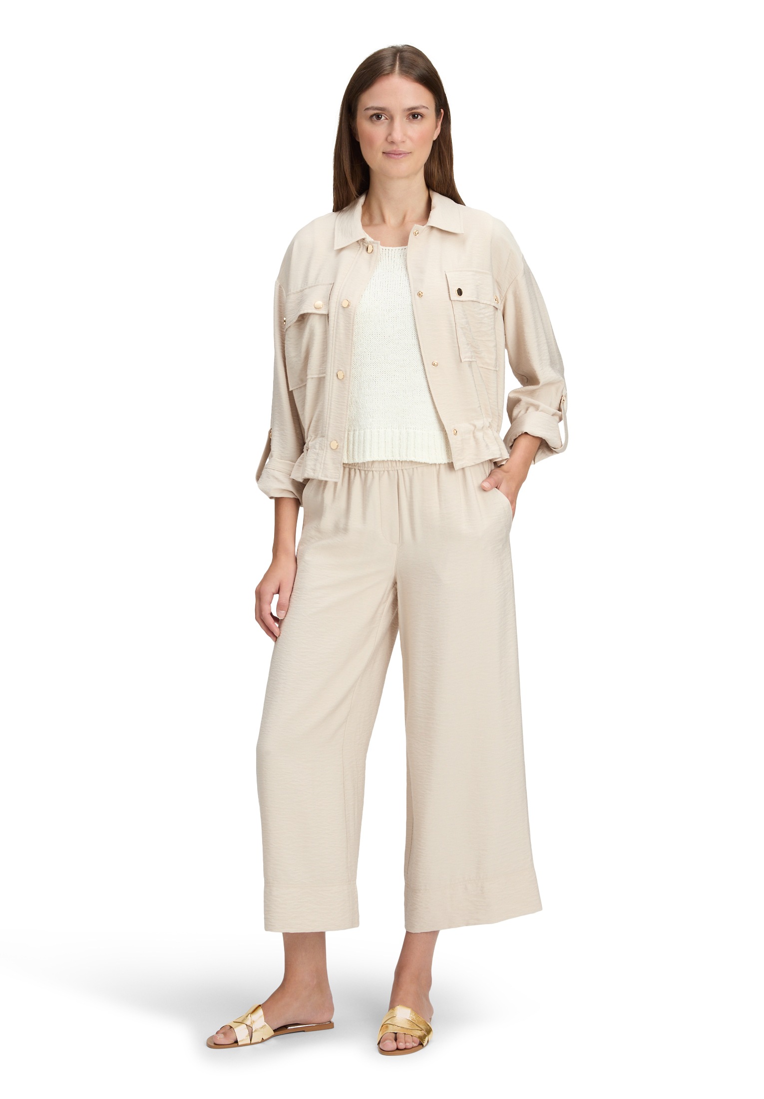 Betty&Co Jackenblazer »Casual-Jacke mit aufgesetzten Taschen«