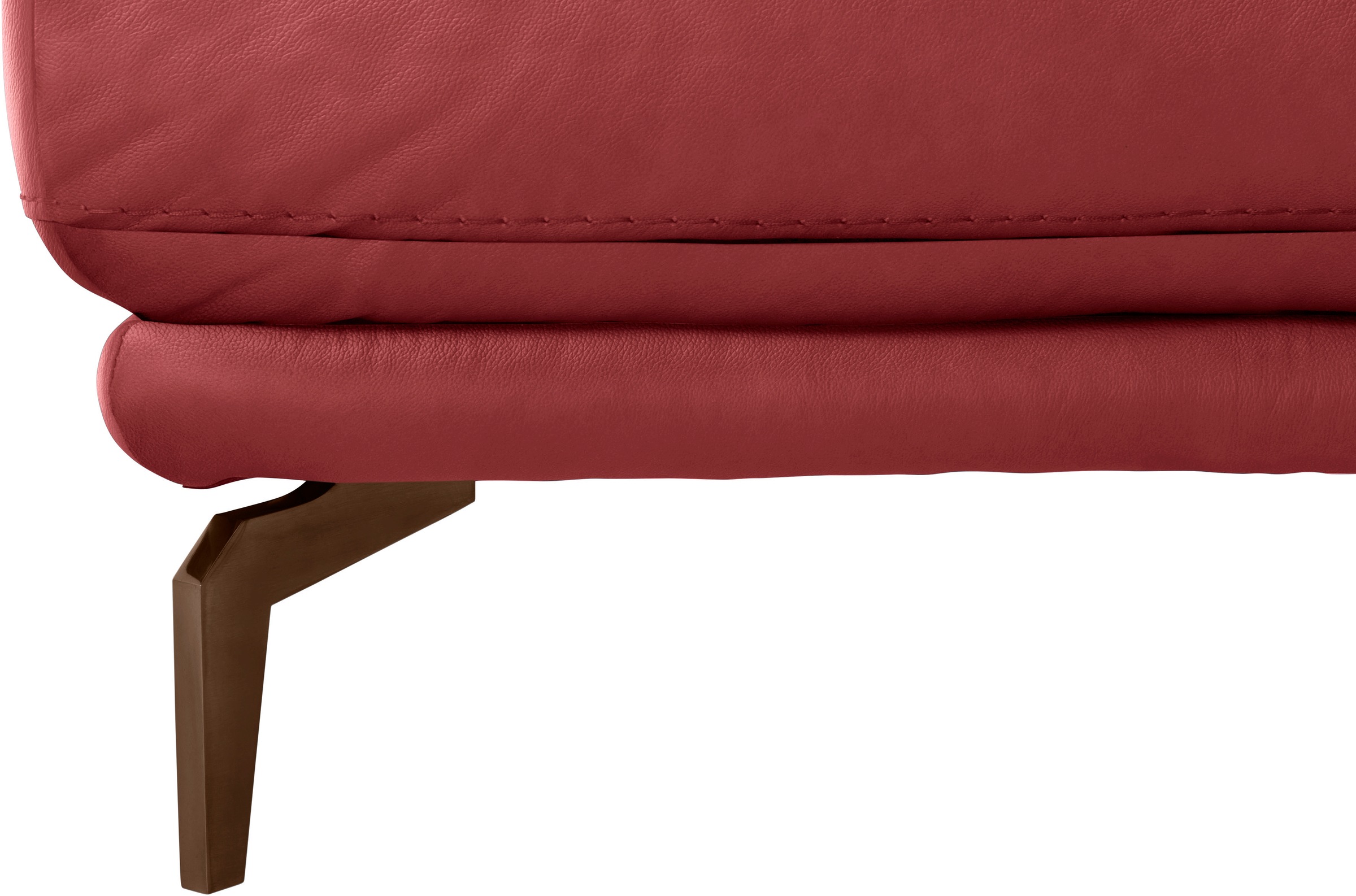 W.SCHILLIG Hocker »montanaa« mit Metallfüßen in Bronze pulverbeschichtet, Breite 141 cm