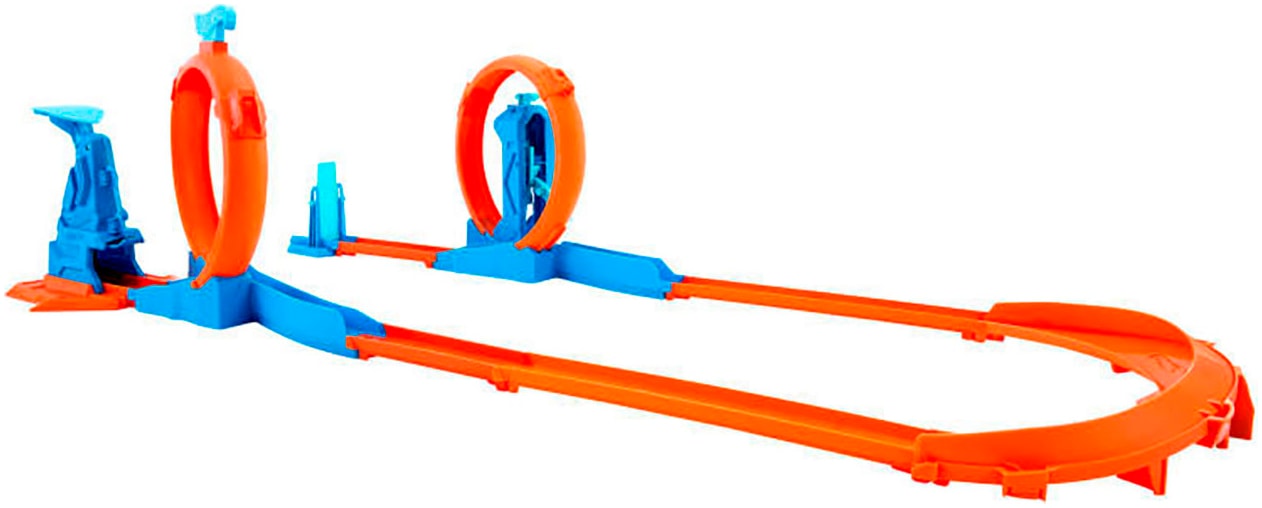 Hot Wheels Autorennbahn »Track Creator Dreifacher Looping«, inkl. 1 Spielzeugauto