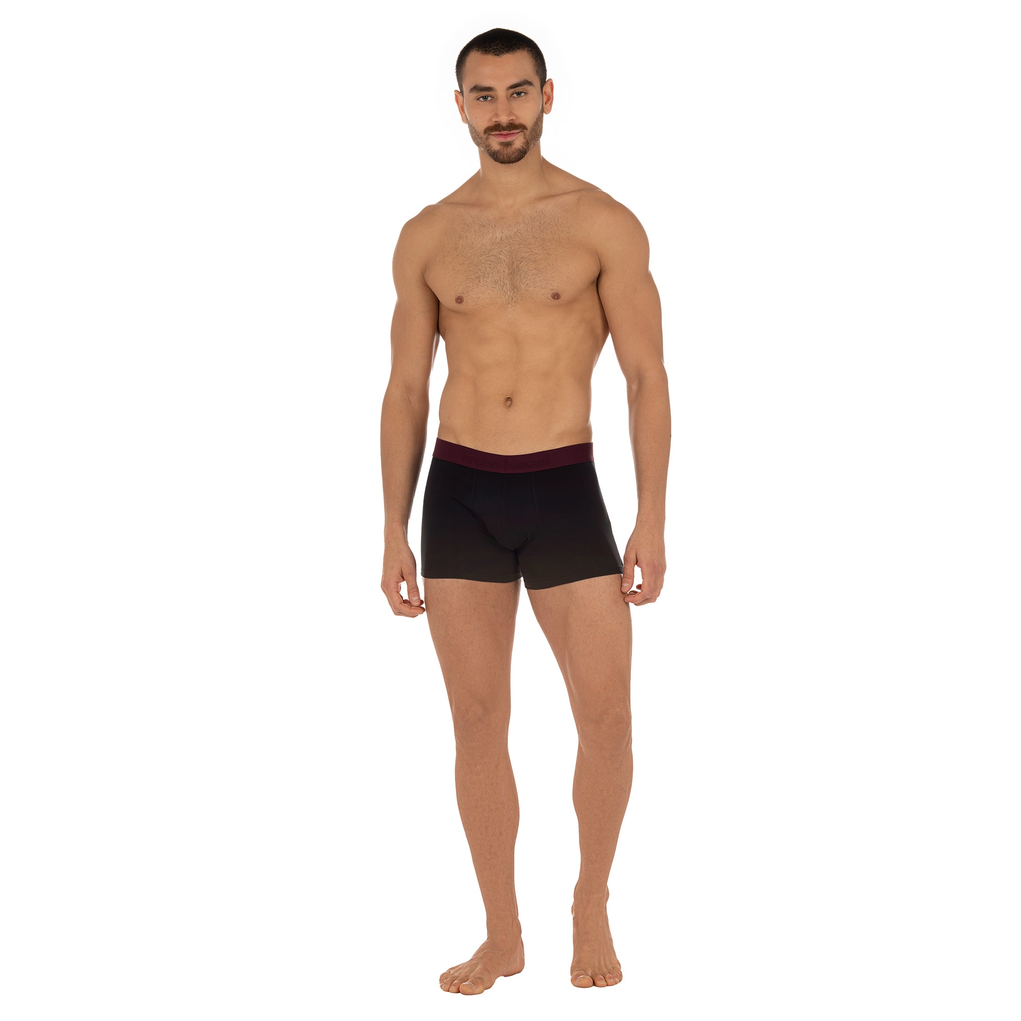 Bruno Banani Boxershorts »FLOWING«, (2er Pack), mit kontrastfarbenem Bündchen