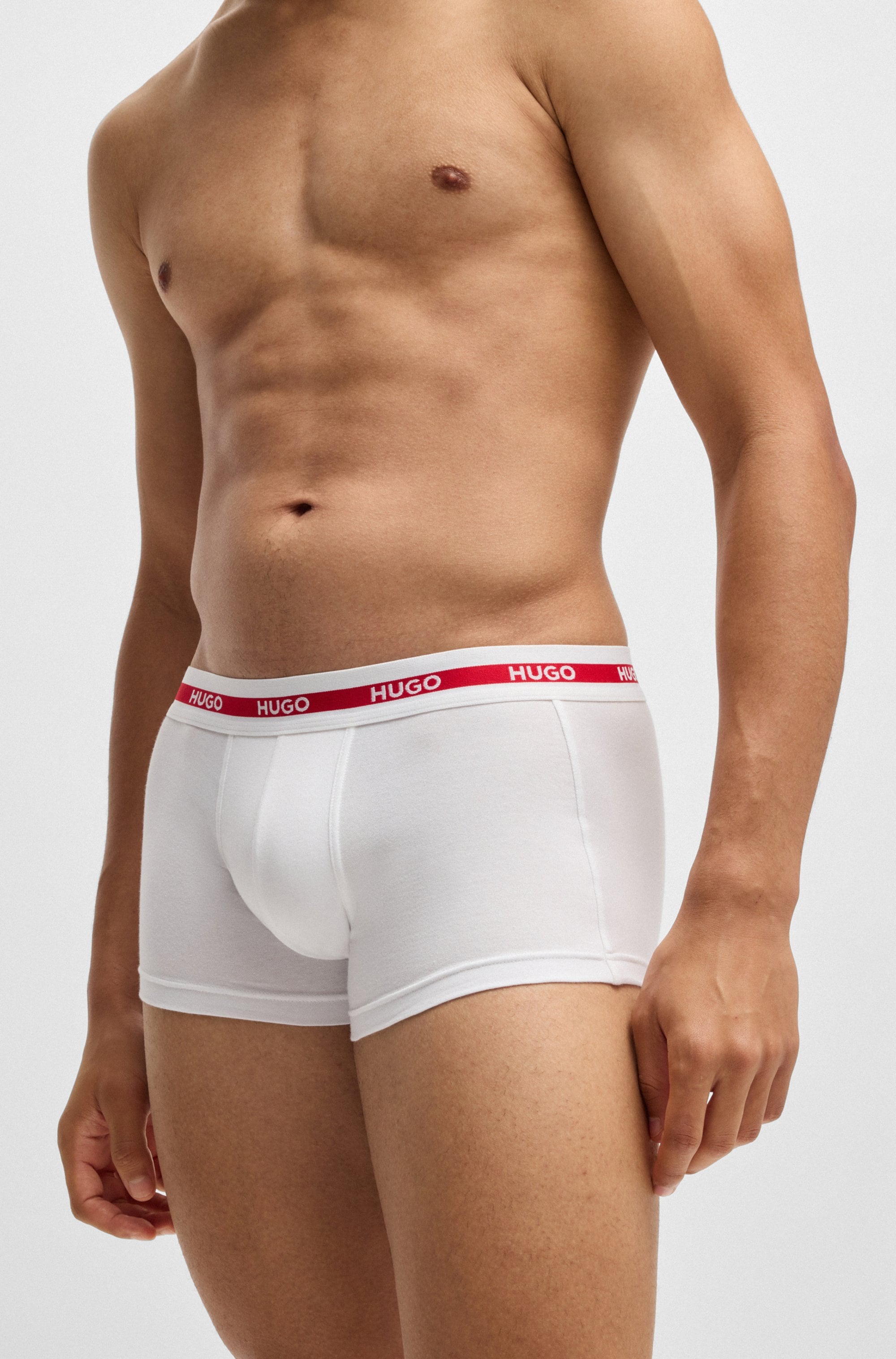 HUGO Underwear Trunk, (Packung, 3 St., Im Dreierpack), mit Logoschriftzug