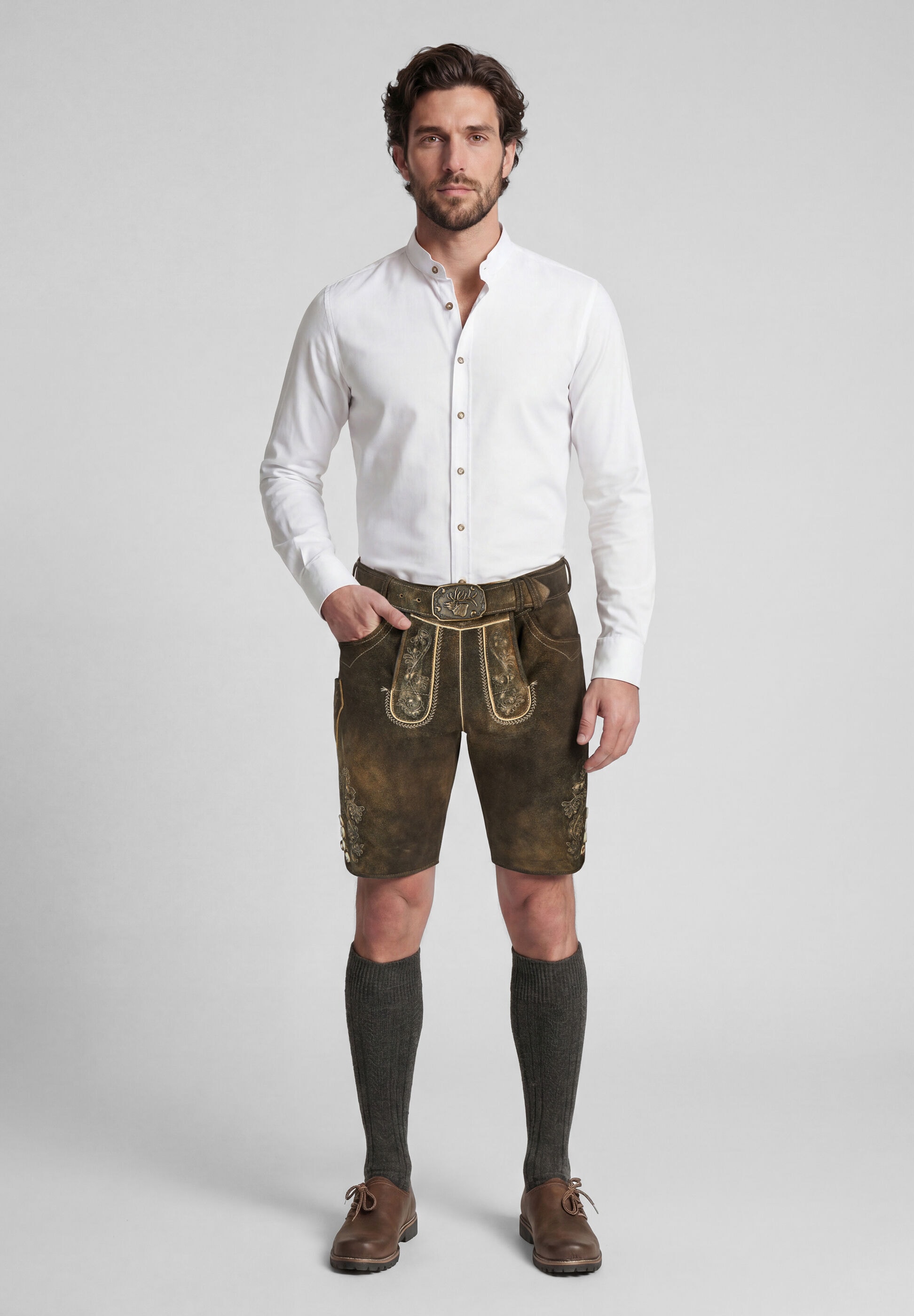 Spieth & Wensky Lederhose »Everest«  Länge 45cm