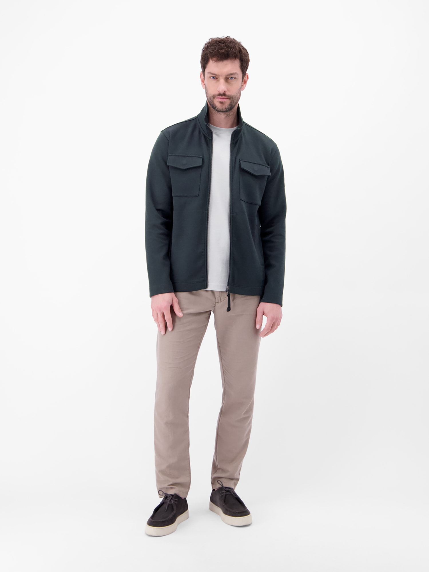 LERROS Sweatjacke »Sweatjacke mit Brusttaschen«