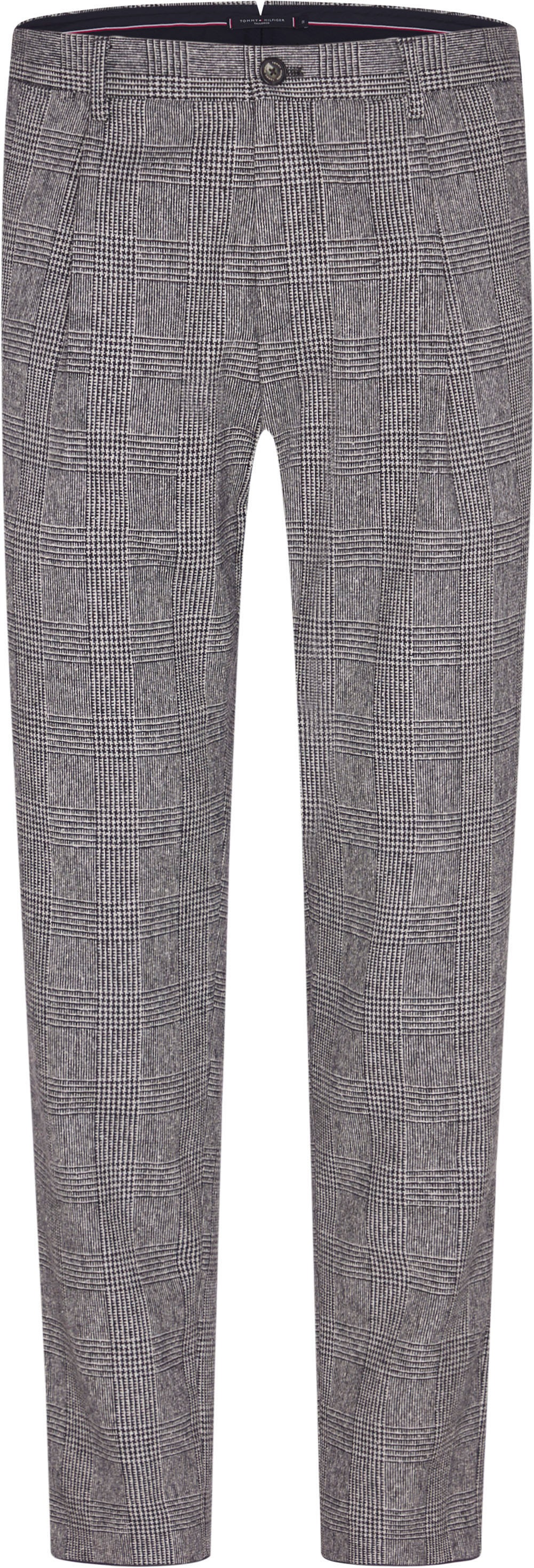 Tommy Hilfiger TAILORED Anzughose »CHECK SLIM PANT«, durch Riegel in der Weite regulierbar