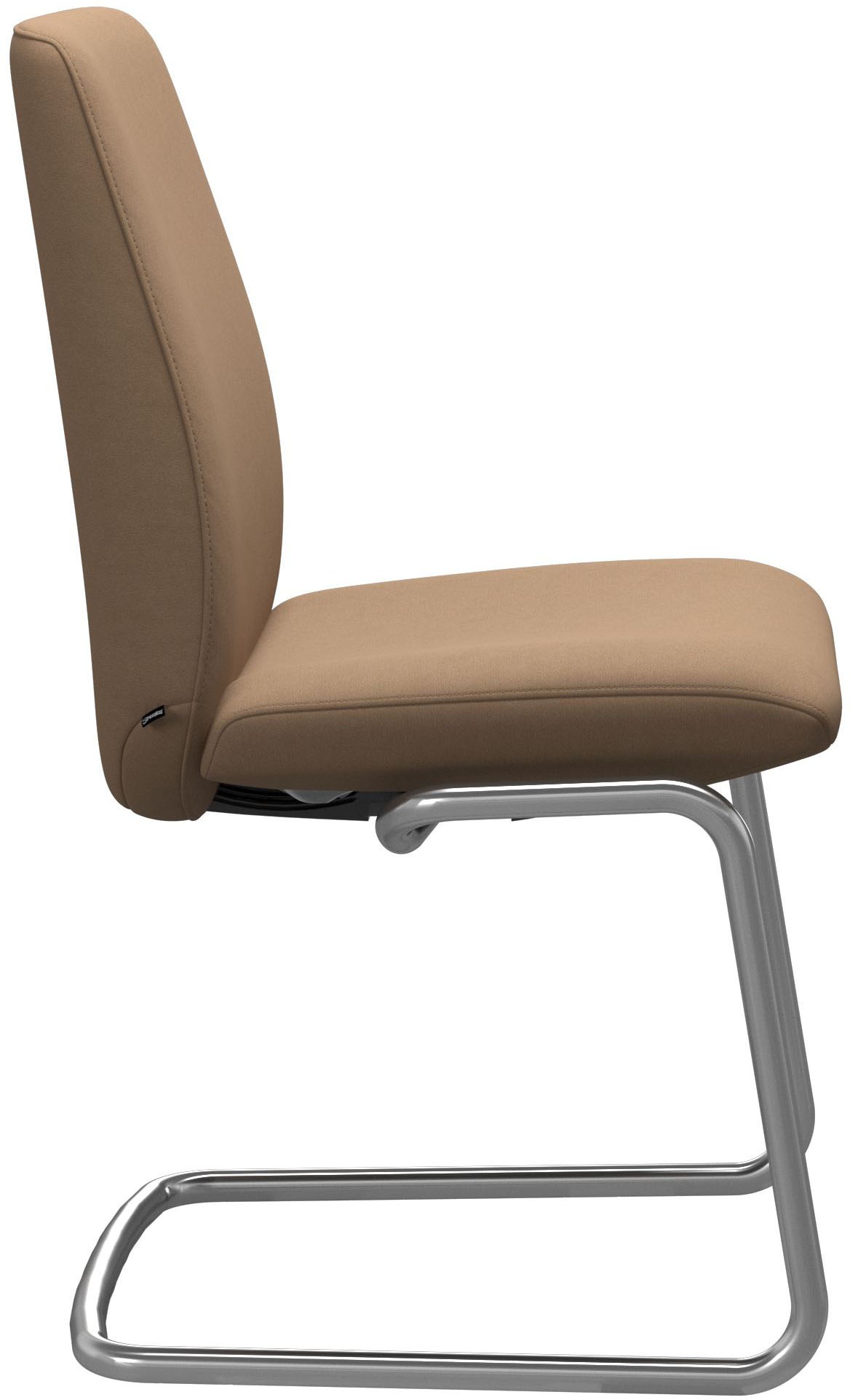 Stressless® Polsterstuhl »Laurel«, Microfaser DINAMICA, Low Back, Größe L, mit Beinen aus Stahl in Schwarz matt