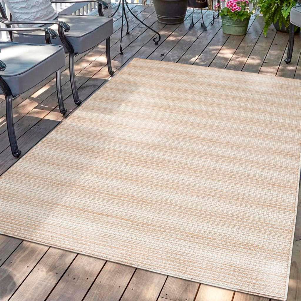 Carpet City Läufer »Palm, In-und Outdoor«, rechteckig, Wetterfest &  UV-beständig, für Balkon, Terrasse, Küche, flach gewebt online bei OTTO