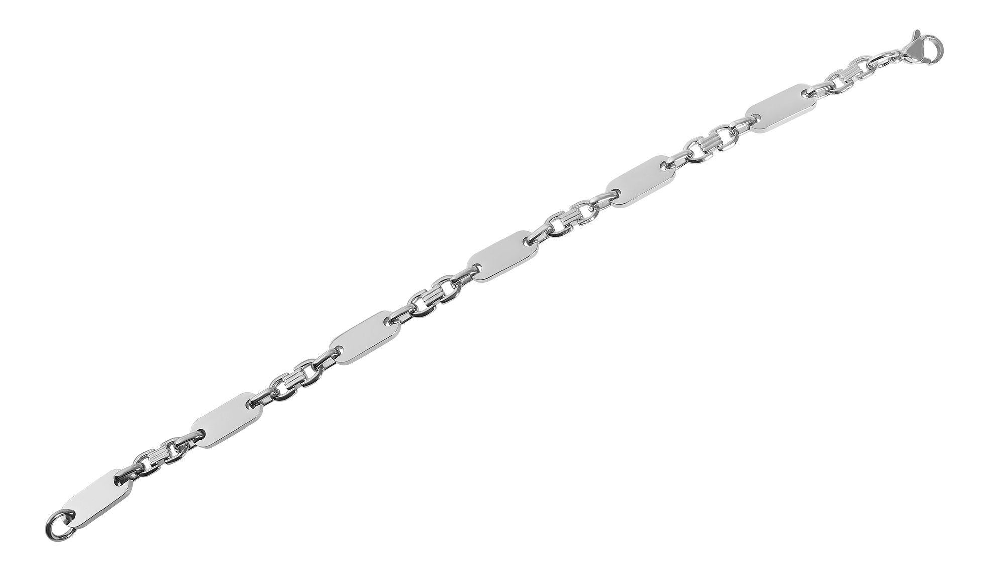 Adelia´s Armband »Unisex Armband aus Edelstahl 21 cm«
