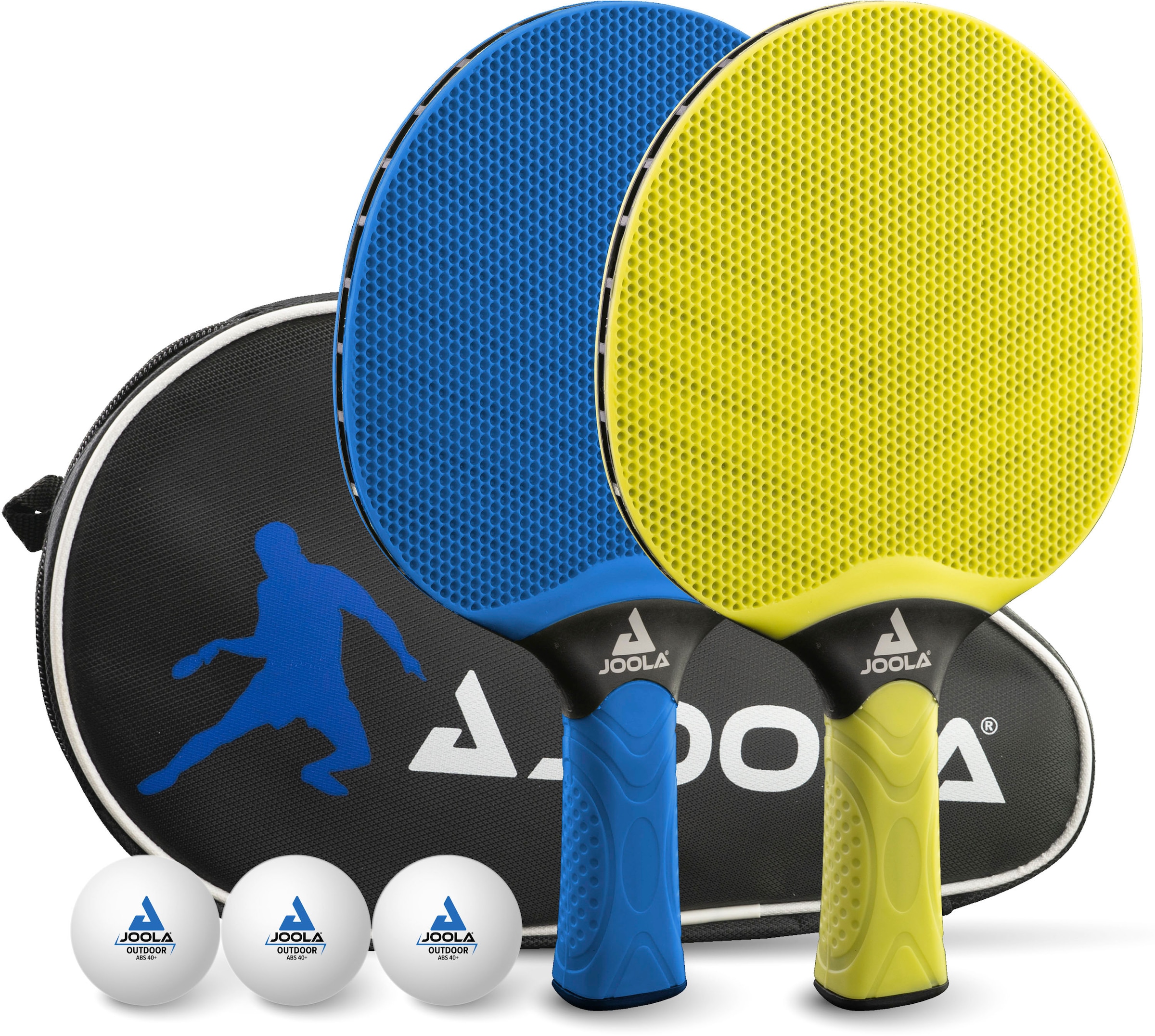 Joola Tischtennisschläger »VIVID Outdoor«, (Set, 6 mit Schlägerhülle) online tlg., OTTO kaufen Bällen-mit 