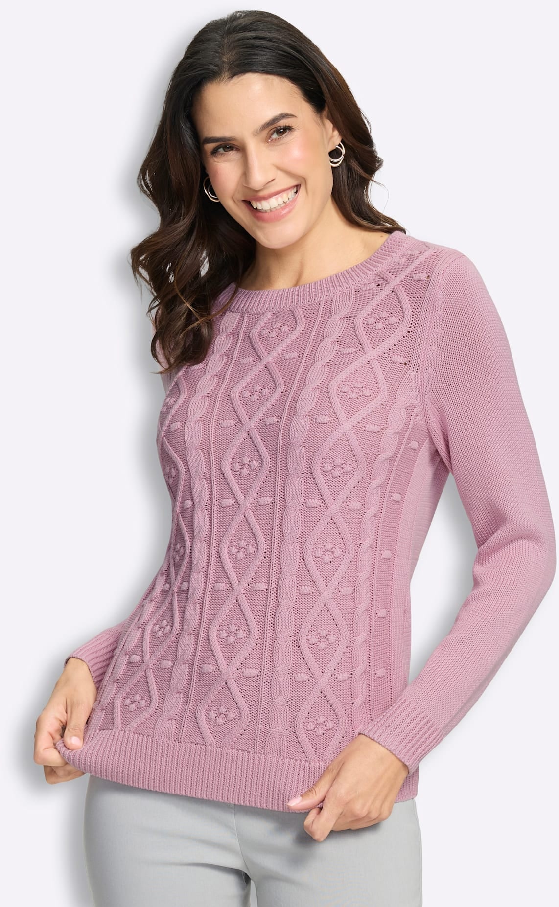 Inspirationen Rundhalspullover »Rundhals-Pullover«