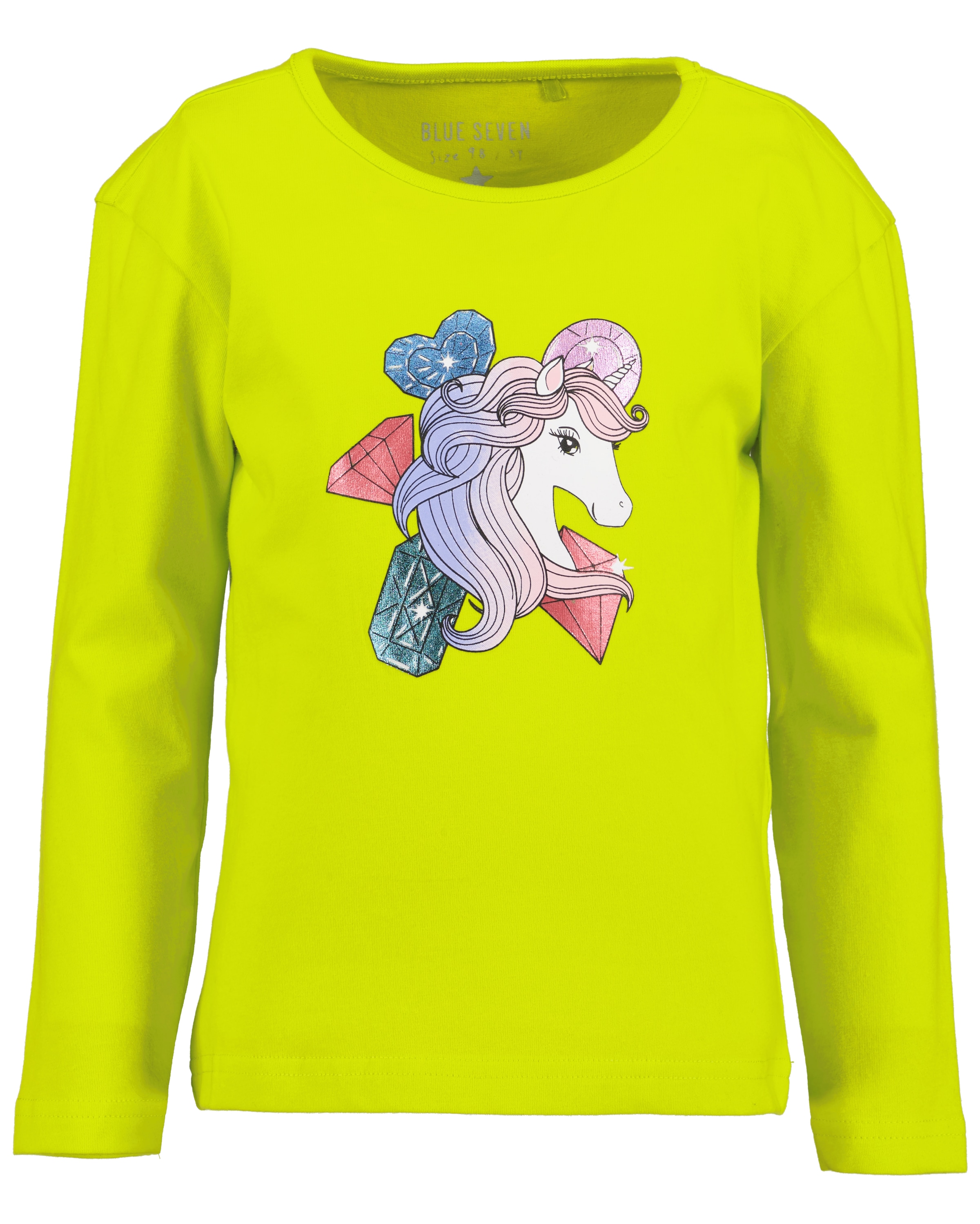 Blue Seven Langarmshirt, (Packung, 2 tlg.), mit süßen Einhorn-Motiven