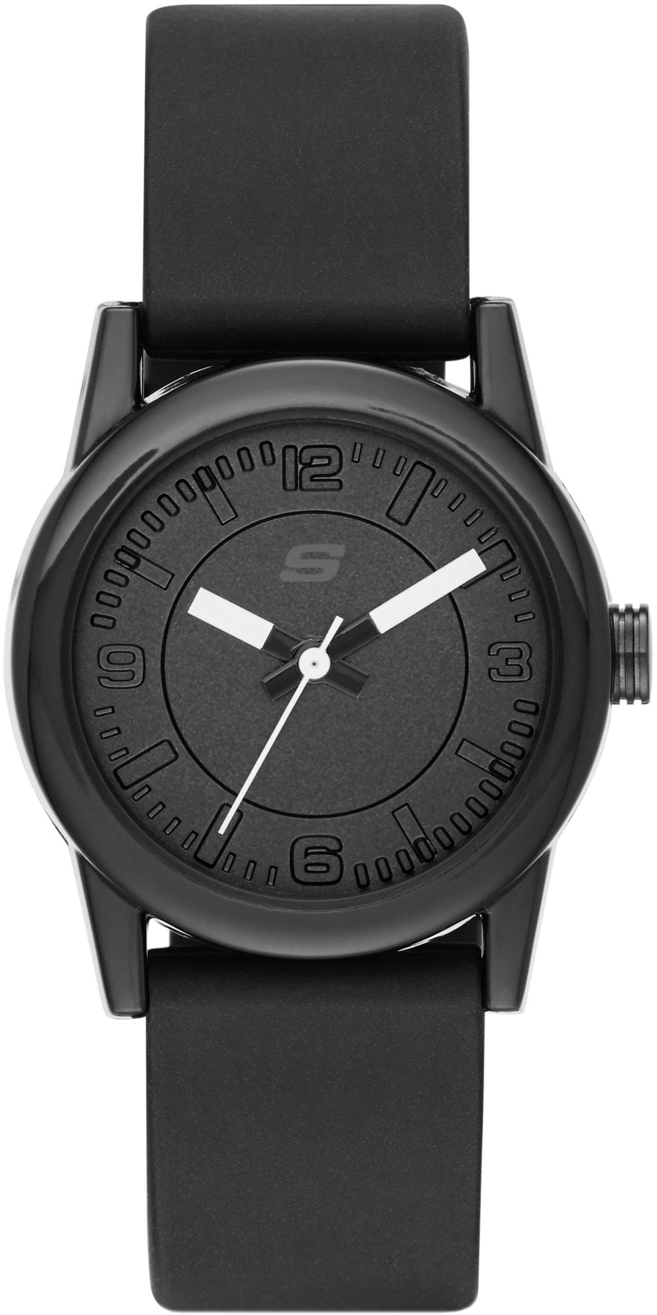 Skechers Quarzuhr »ROSENCRANS«, Armbanduhr, Damenuhr, Silikonarmband, analog, Mineralglas