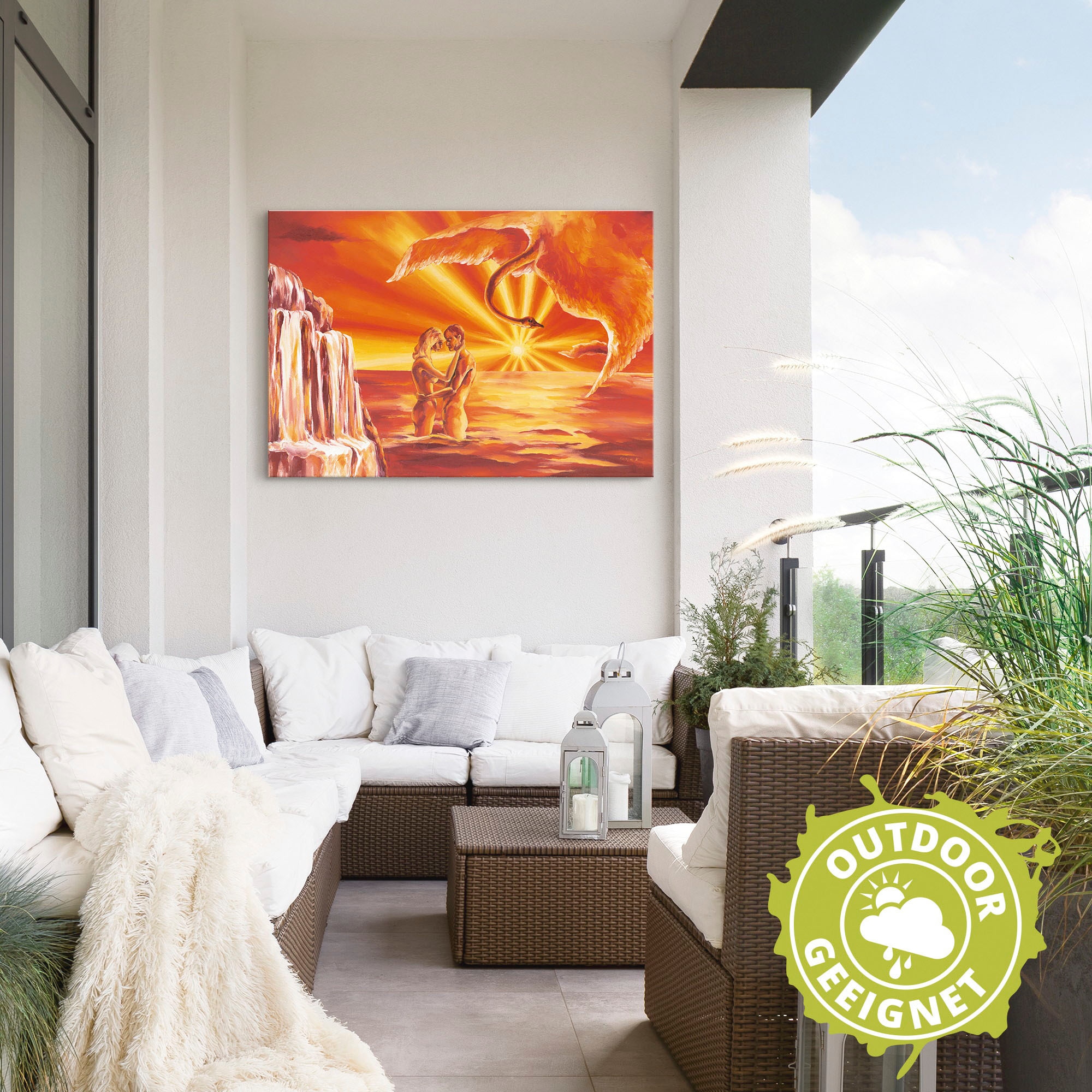 Artland Wandbild »Liebespaar«, Paar, (1 St.), als Alubild, Leinwandbild, Wandaufkleber oder Poster in versch. Größen