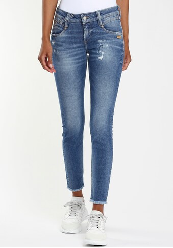 GANG Skinny-fit-Jeans »NENA CROPPED«, mit leicht gerundeten Gesäßtaschen für einen... kaufen