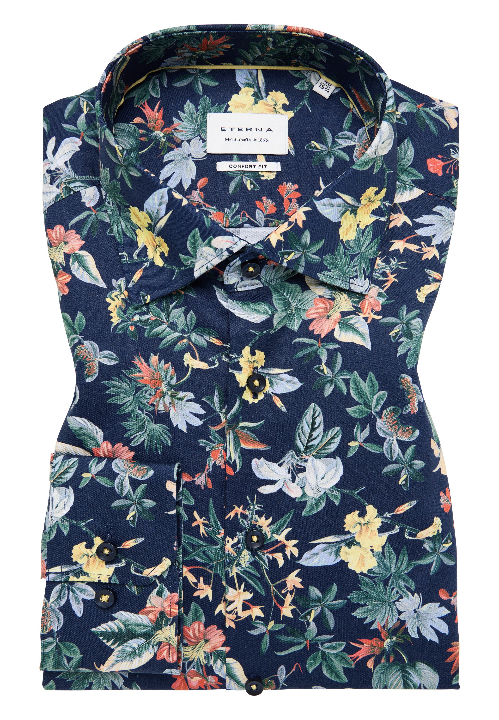 Eterna Langarmhemd »COMFORT FIT«, NON IRON (bügelfrei)