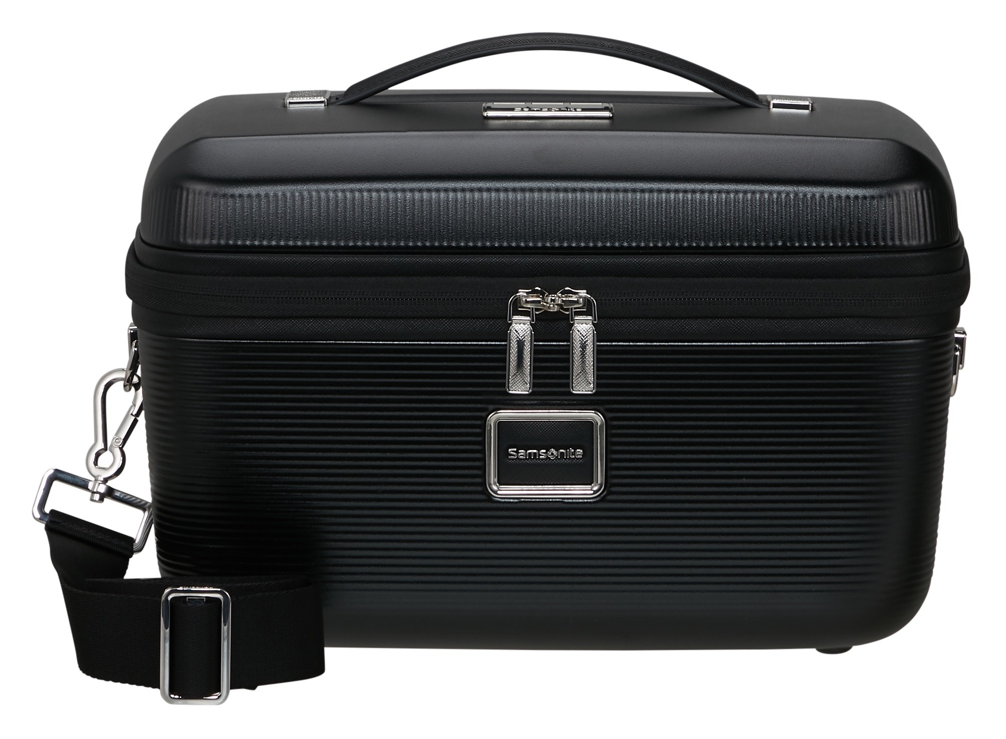 Samsonite Damen Beautycase »IMAGE« Kulturkoffer Kosmetikbox Beautybox waschbares Innenfutter in schwarz, Größe B/H/T: 36 cm x 25 cm x 24 cm