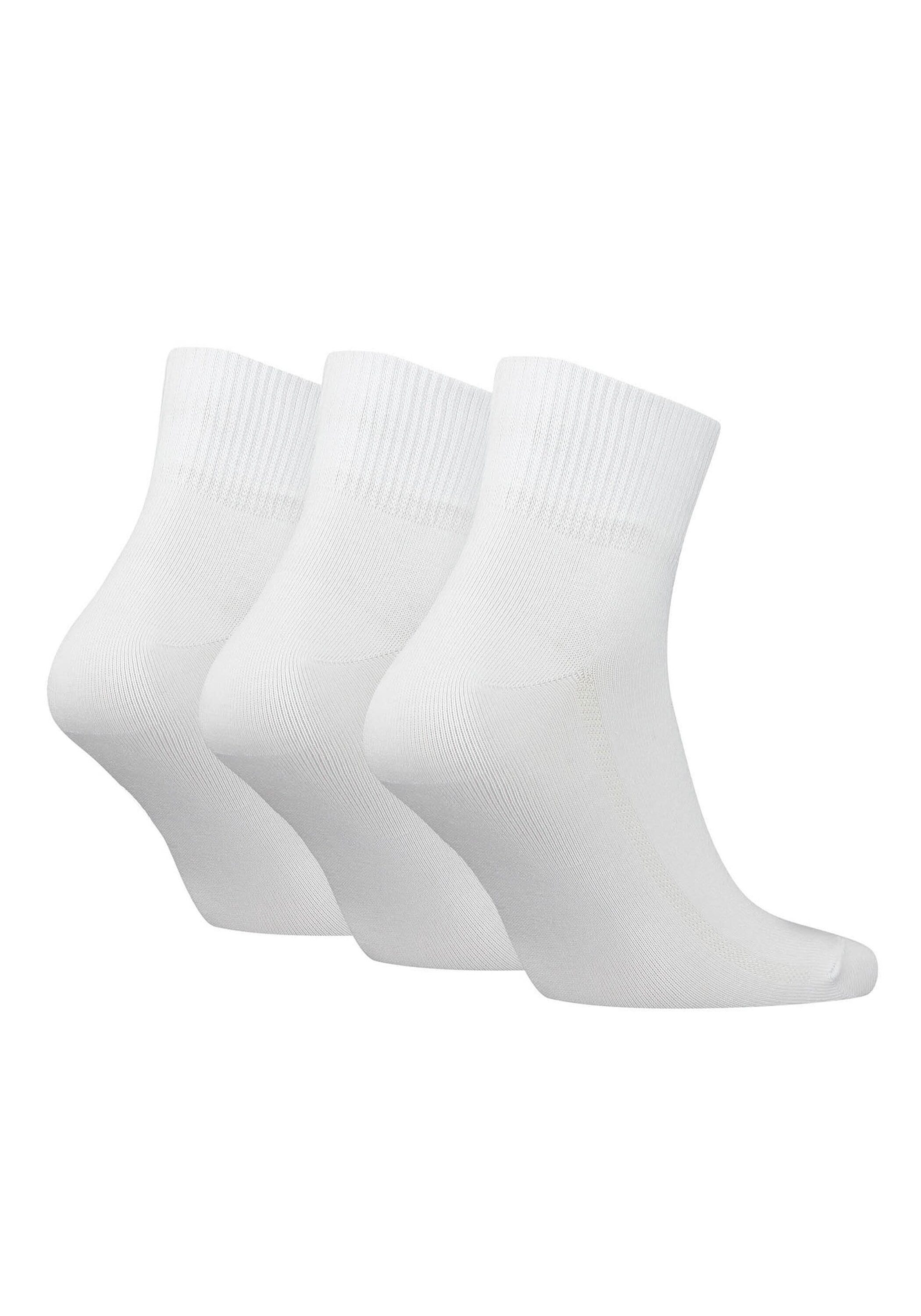 Levi's® Kurzsocken »Socken Mid Cut Batwing Logo Recycled Cotton 3P 3er Pack« 3 Paar tlg.