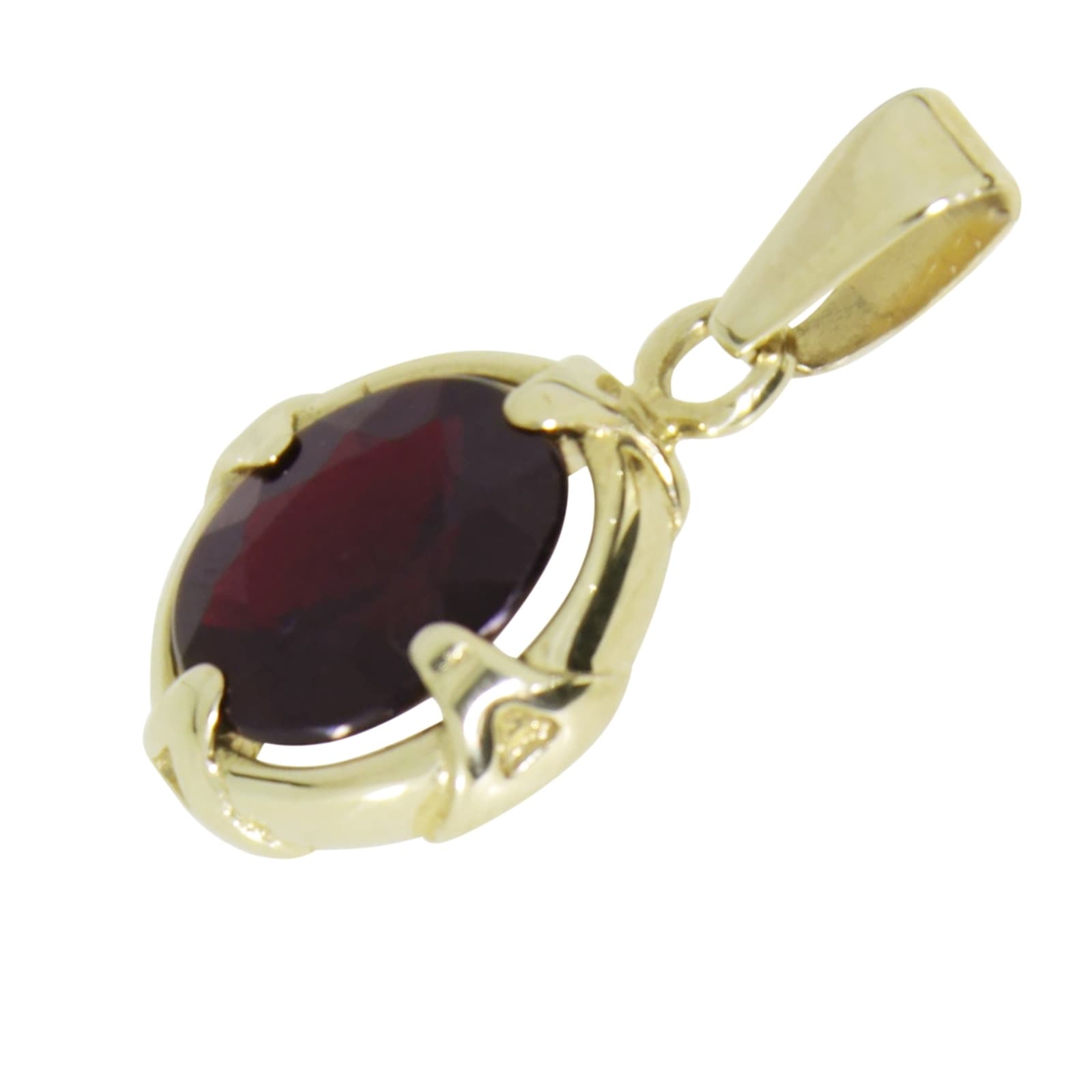 OSTSEE-SCHMUCK Kettenanhänger »- Winola 9x7 - Gold 333/000 - Granat«