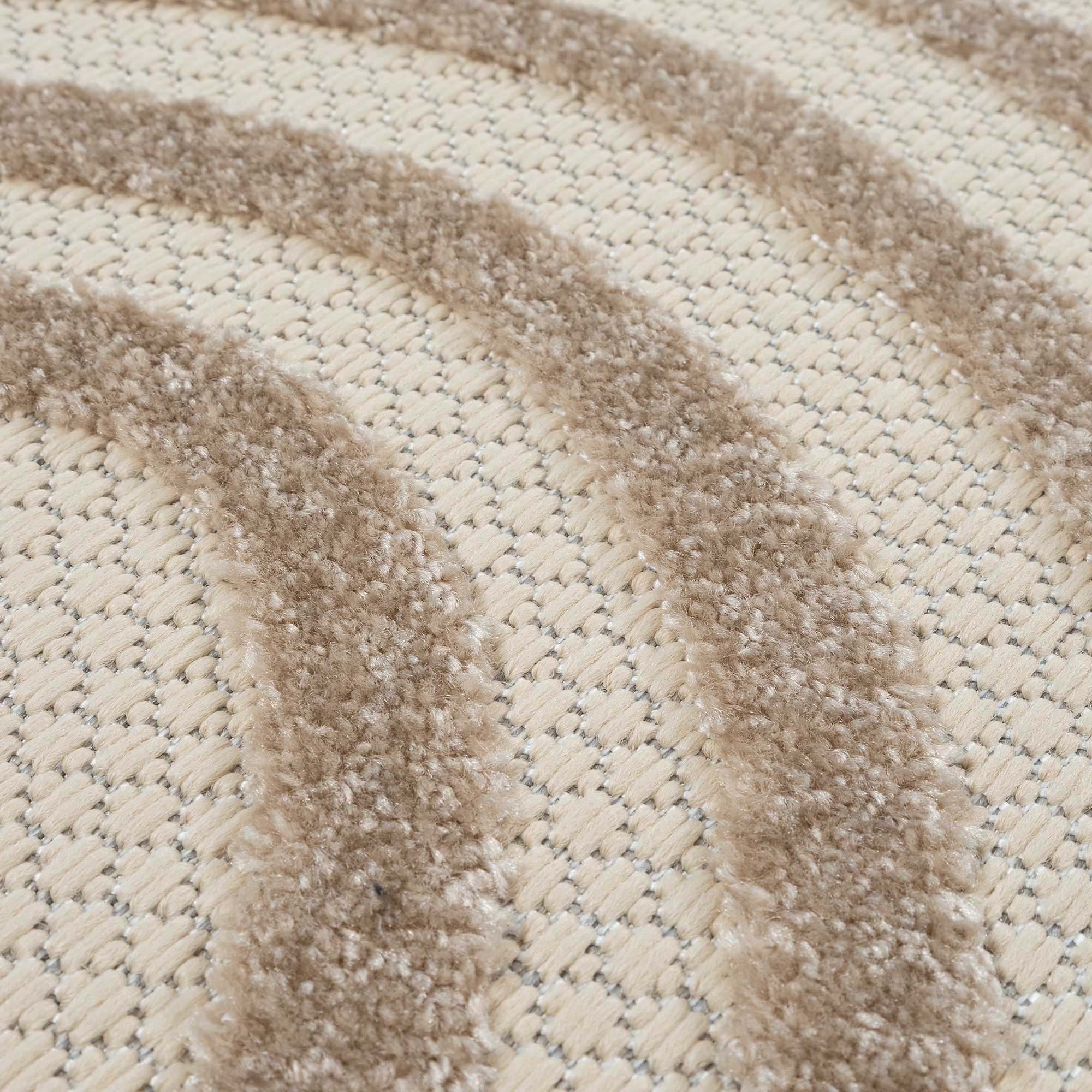 Sanat Teppich »Berlin«, rund, 6 mm Höhe, In -und Outdoor geeignet, Außenbereich,Terasse, Balkon, modern