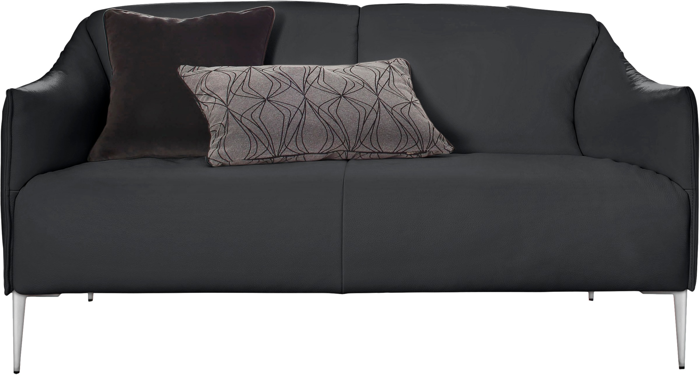 W.SCHILLIG 2-Sitzer »sally«, mit Metallfüßen in Chrom glänzend, Breite 154 cm