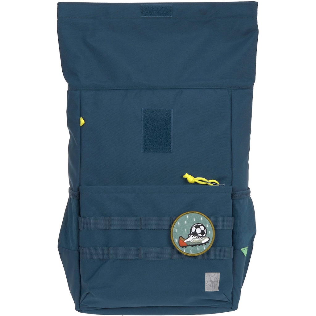 LÄSSIG Kinderrucksack »Medium Rolltop Backpack, navy«, Reflektoren