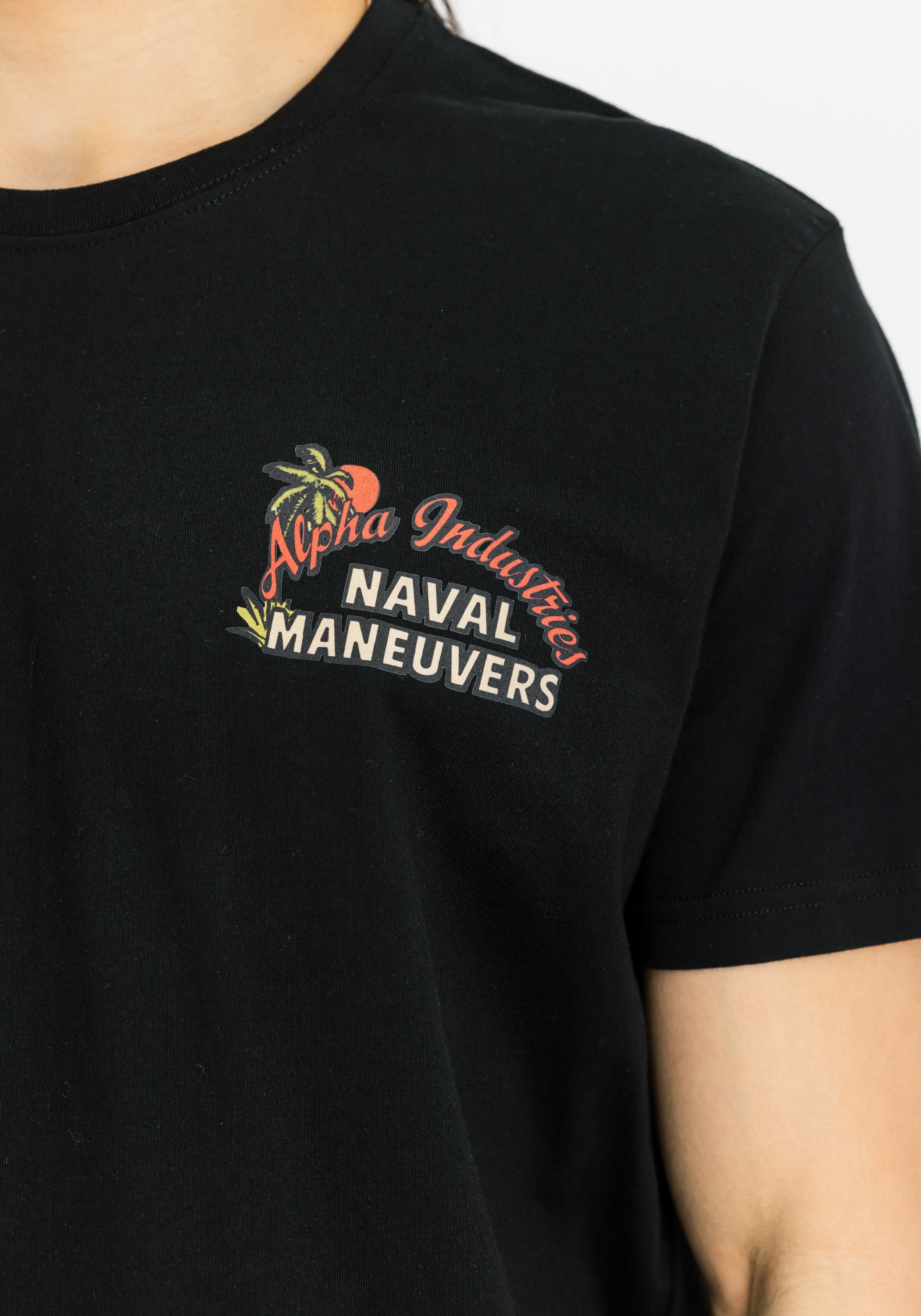 Alpha Industries T-Shirt »Alpha Industries Men - T-Shirts Naval Backprint T-Shirt«