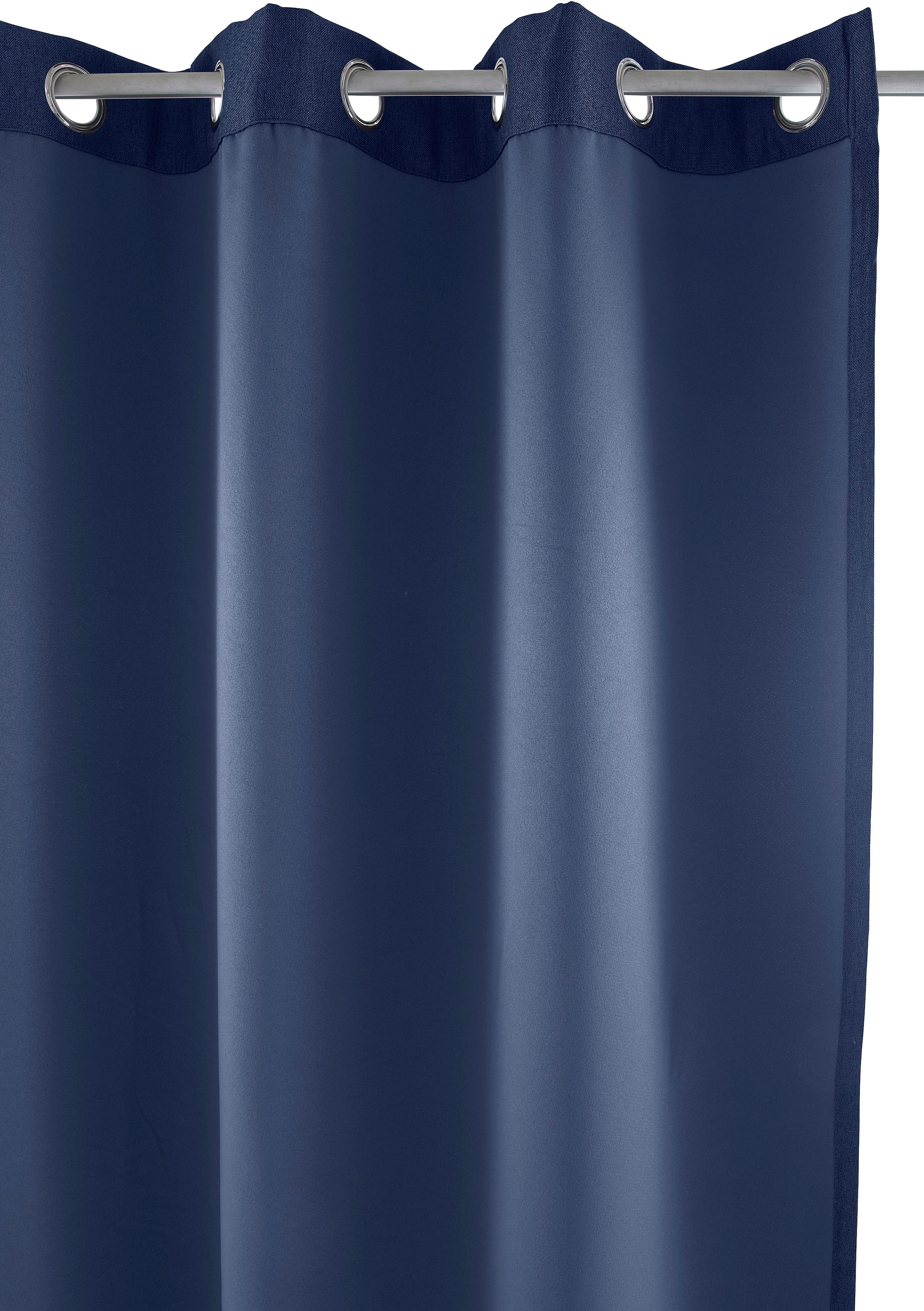 my home Vorhang »MAILAND« Ösen 1 Stk. tlg. blickdicht, verschiedene Farben, 140 x 235, Sicht- und Lichtschutz,